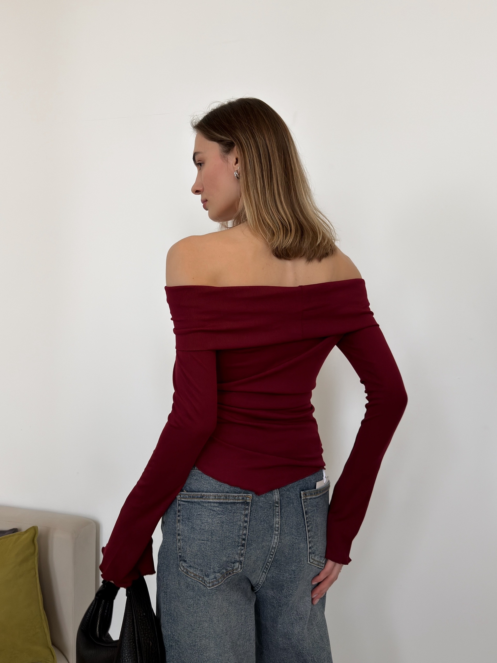 Кофточка Nama 604 подворот на плечах