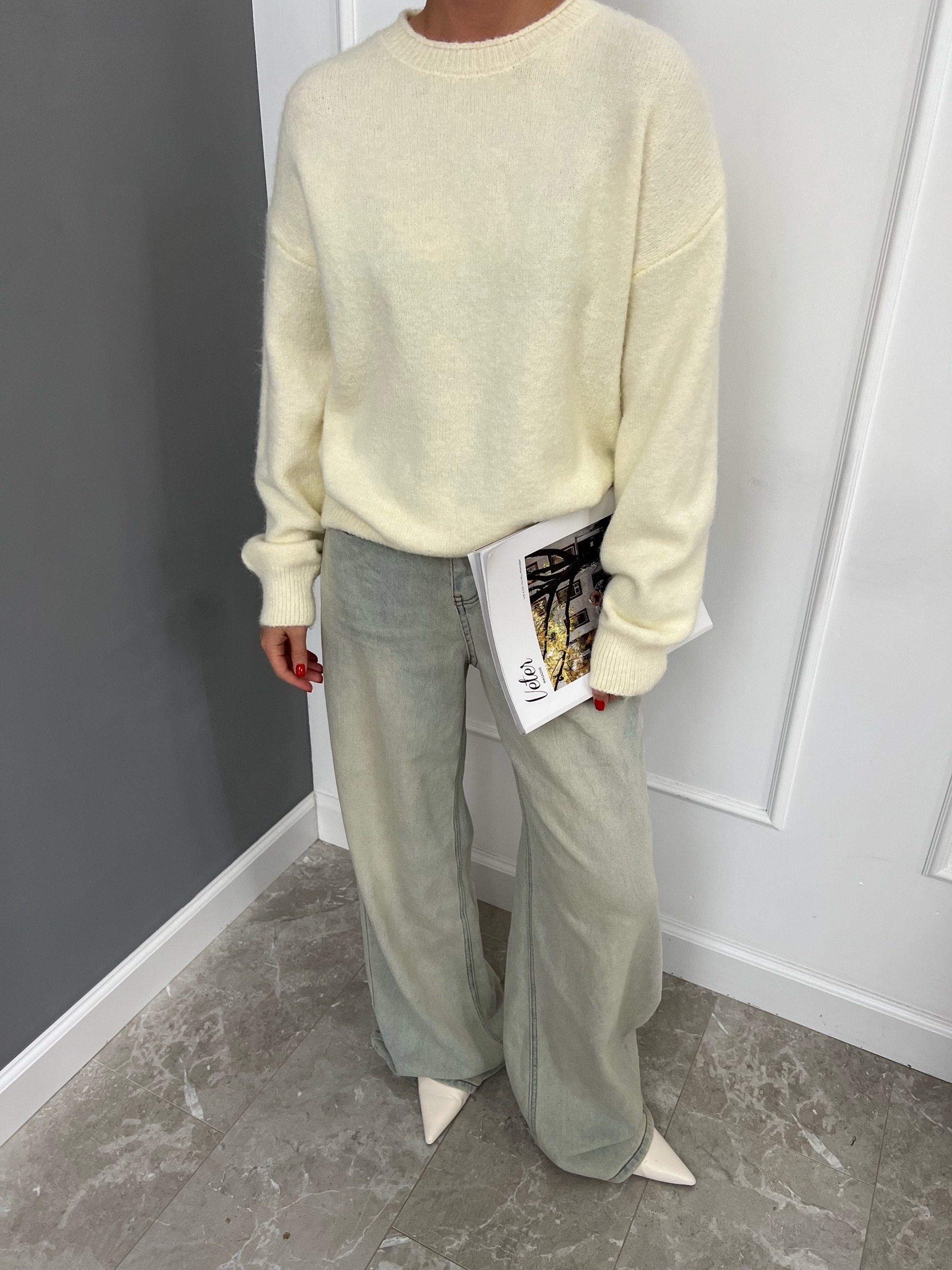 Джемпер F1002 резинка ворот необработ край