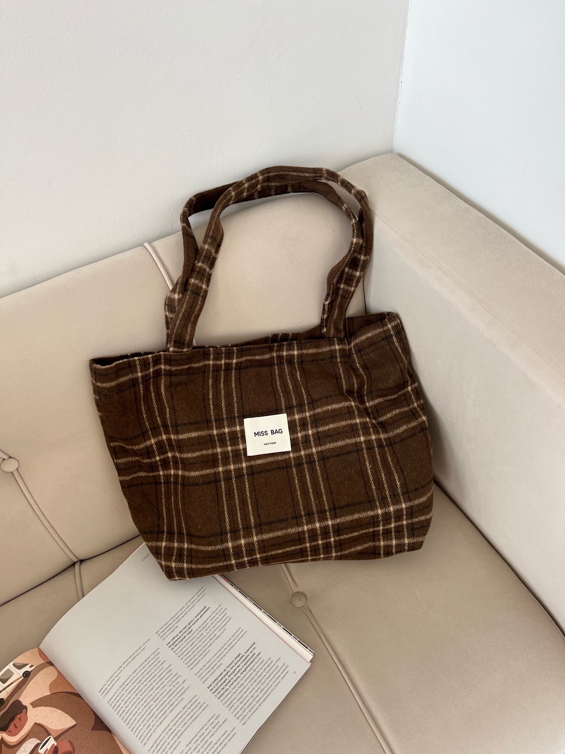 Шопер тканевый miss bag