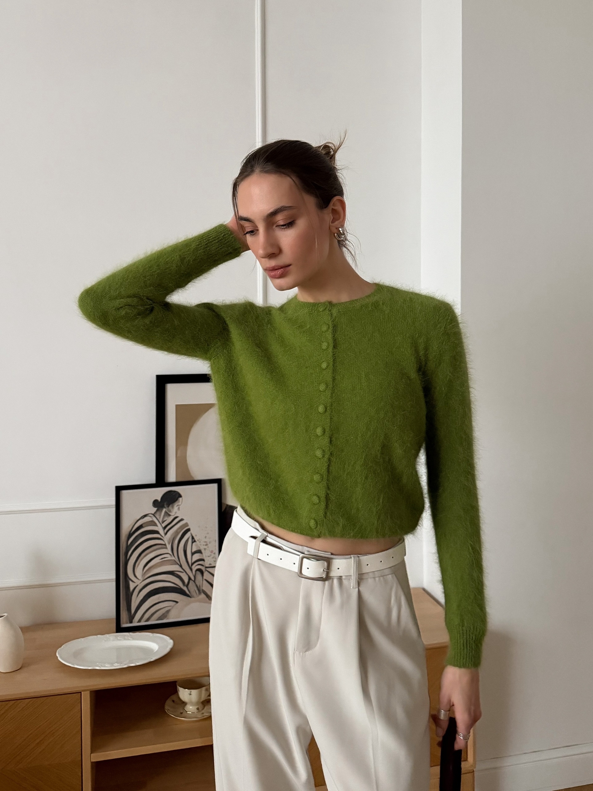 Кардиган The Rver 3203 пушистый