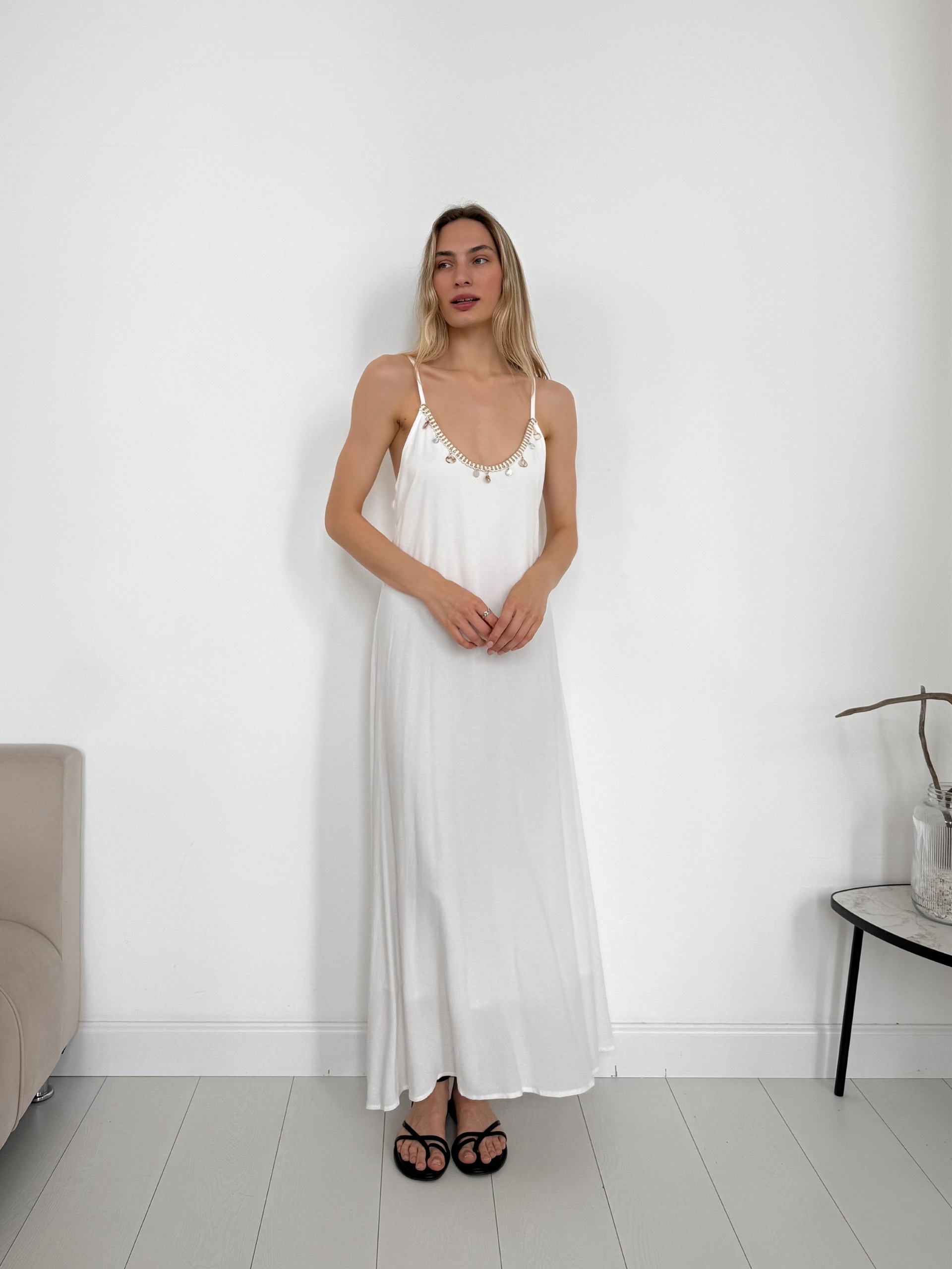 Платье Fashion 9096 декор ракушки