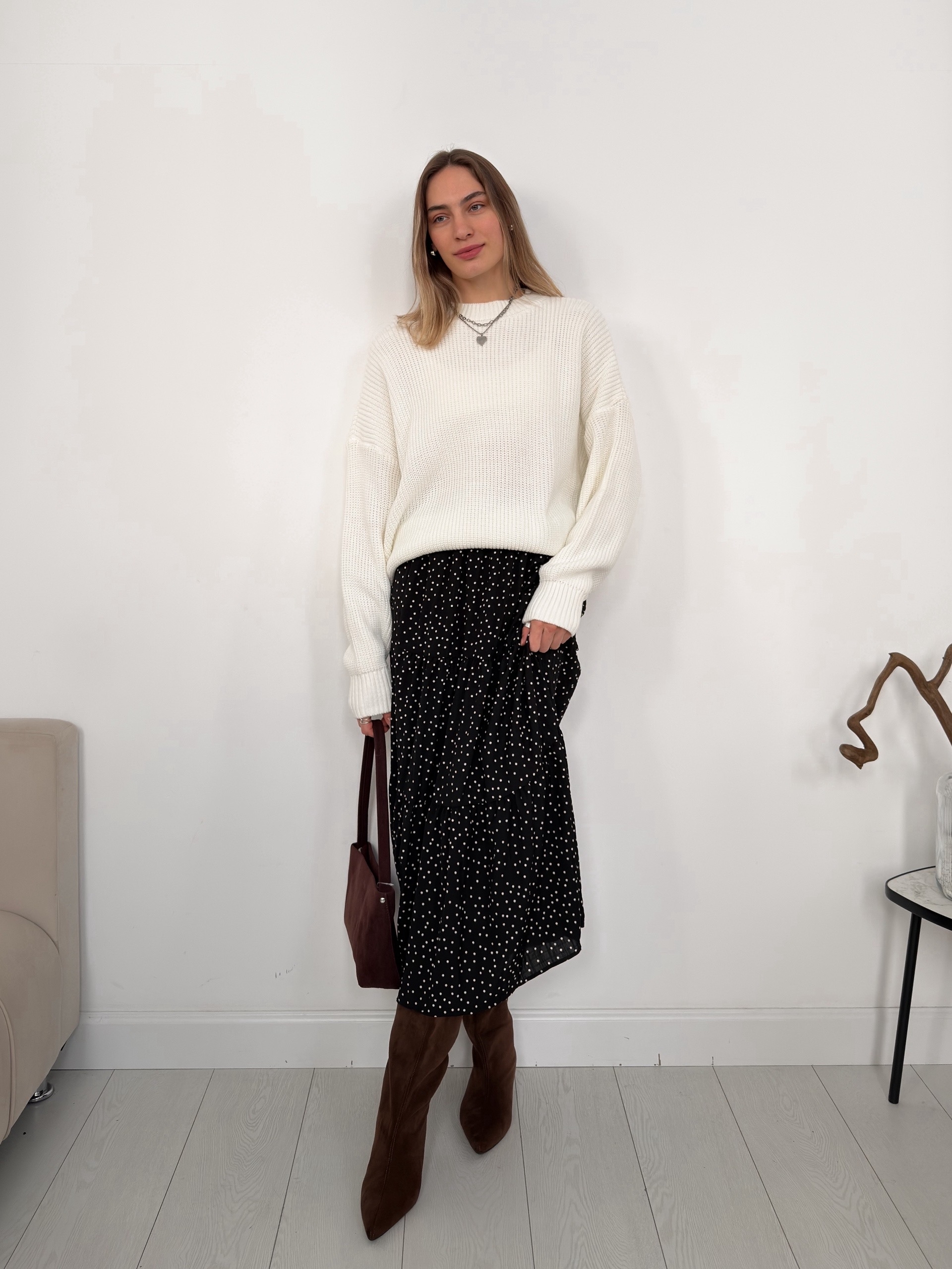 Юбка А42-1 в горошек