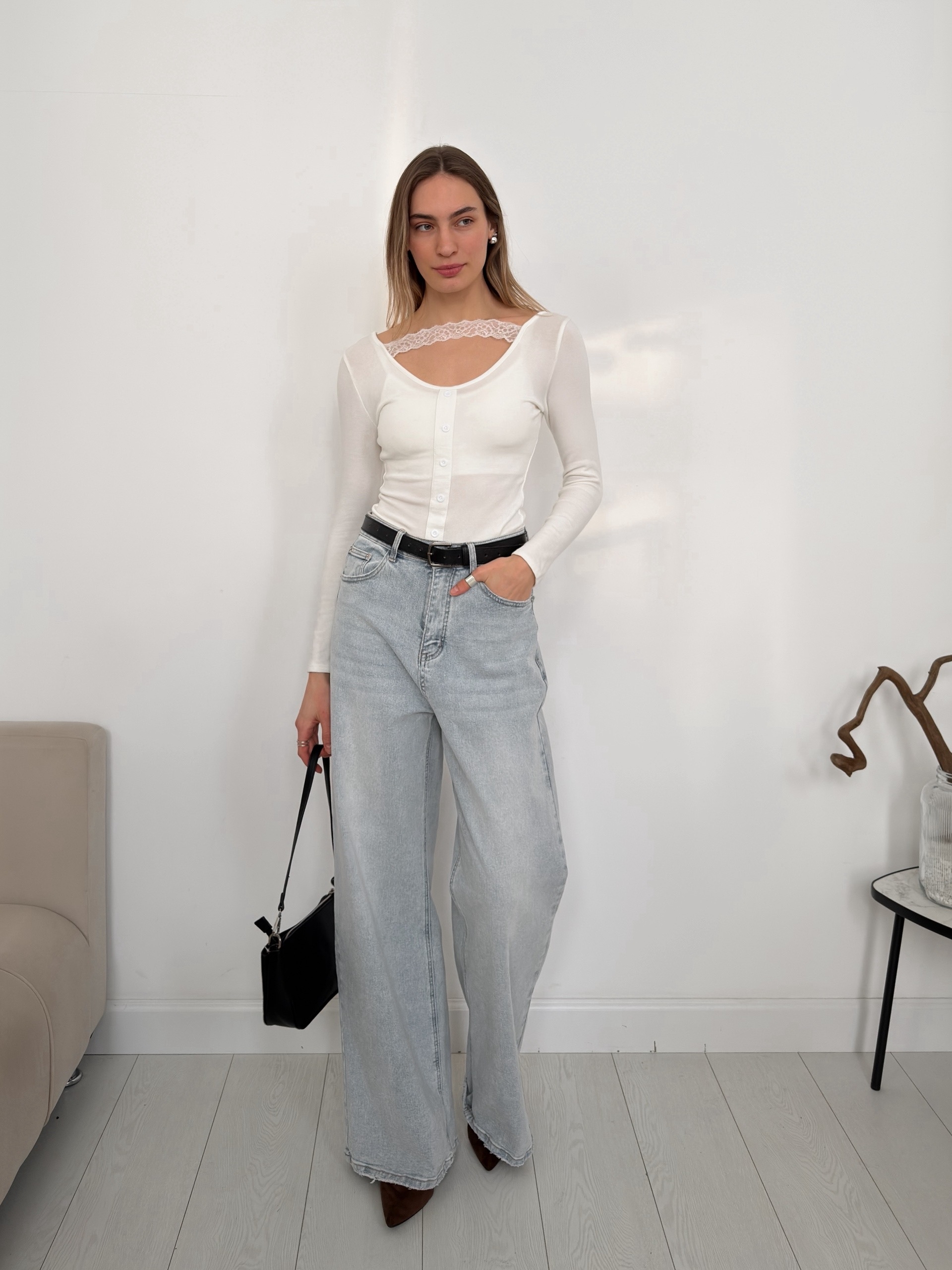 Кофточка  LY Studio B97-1272  кружево пуговки