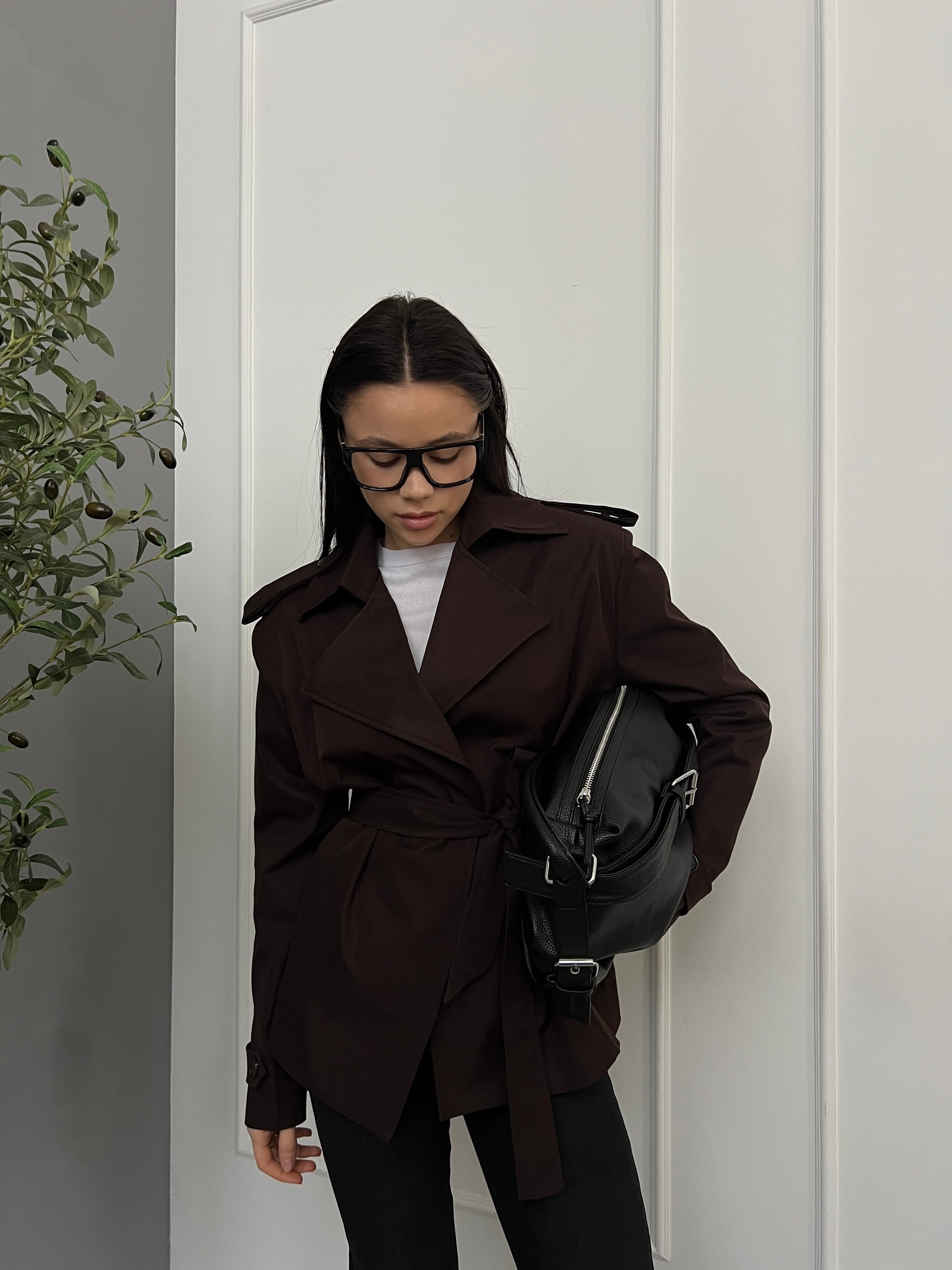 Тренч AURA 219 укороченный