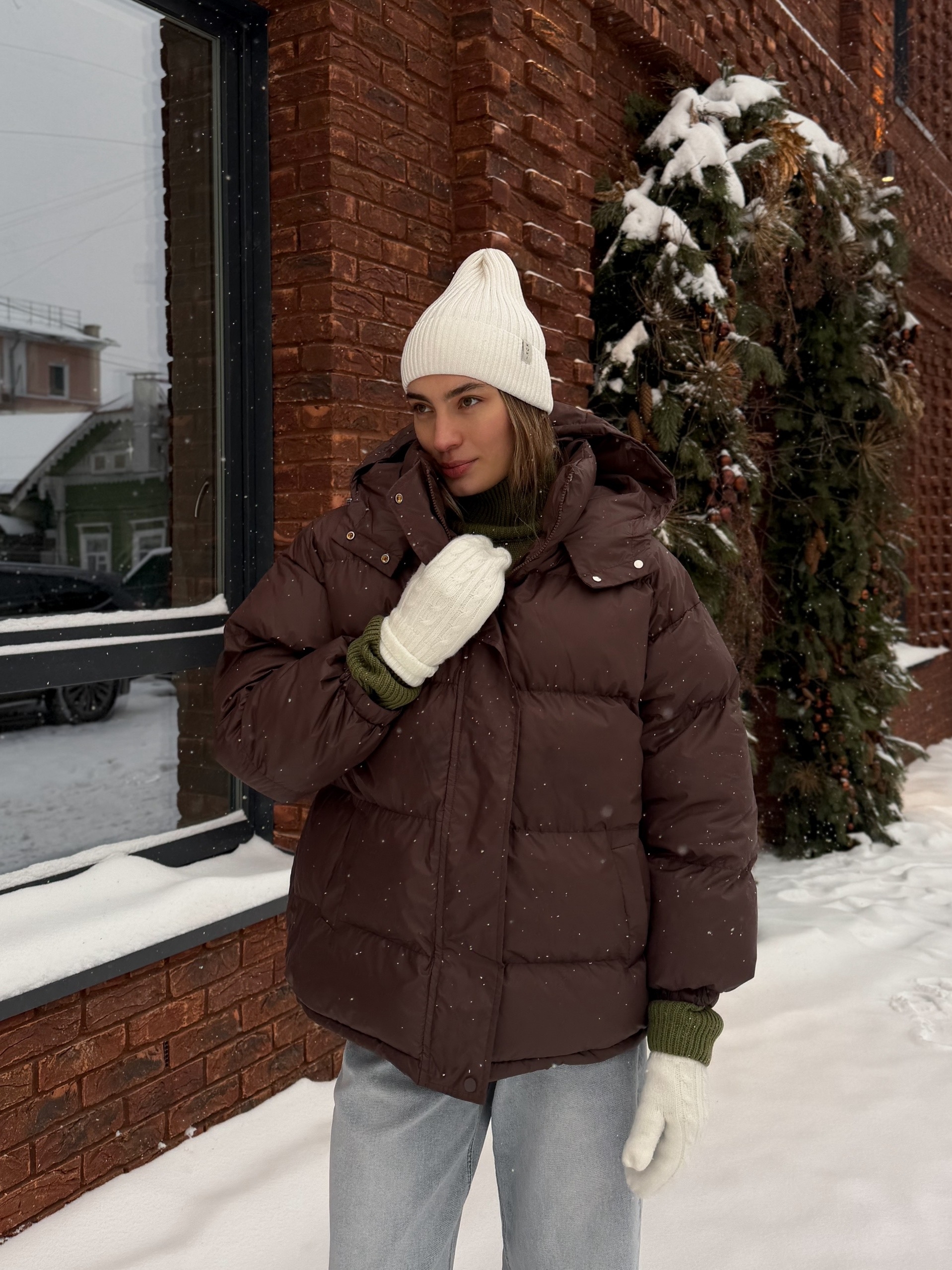 Куртка Nana 88117 короткая затяжка внизу