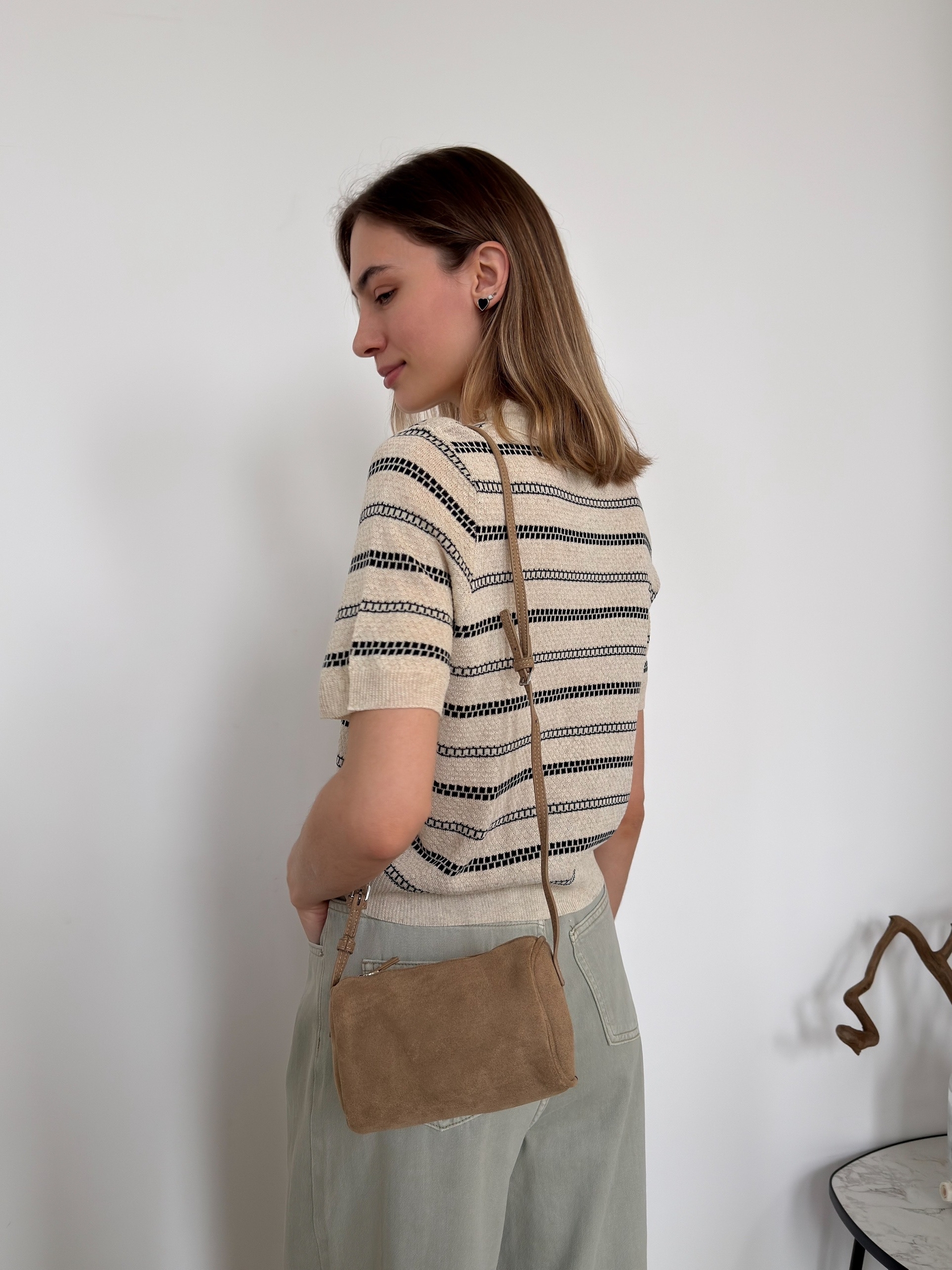 Поло трикотаж полоска 0758 i miss ground