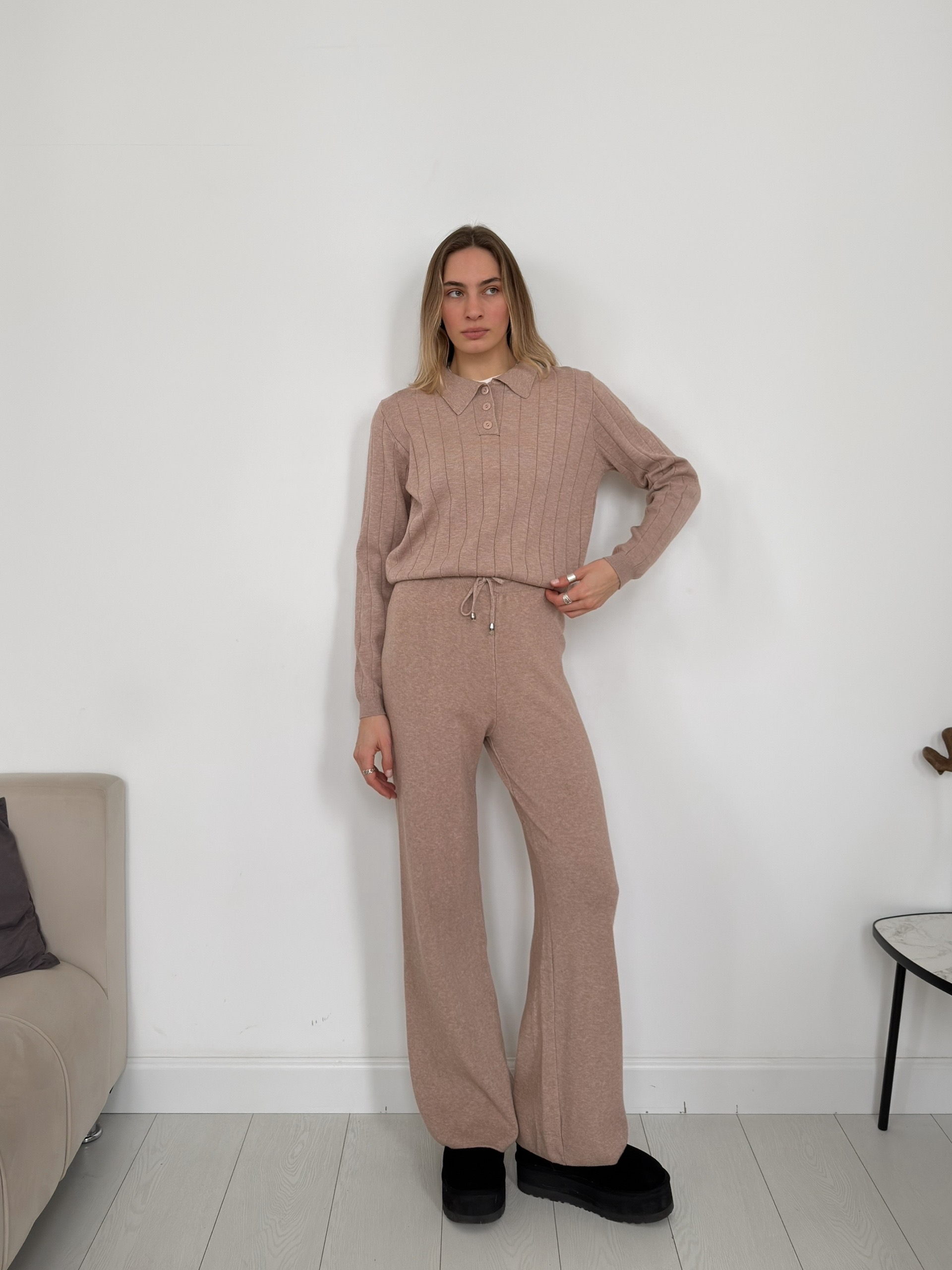 Костюм 2551 джемпер поло+брюки