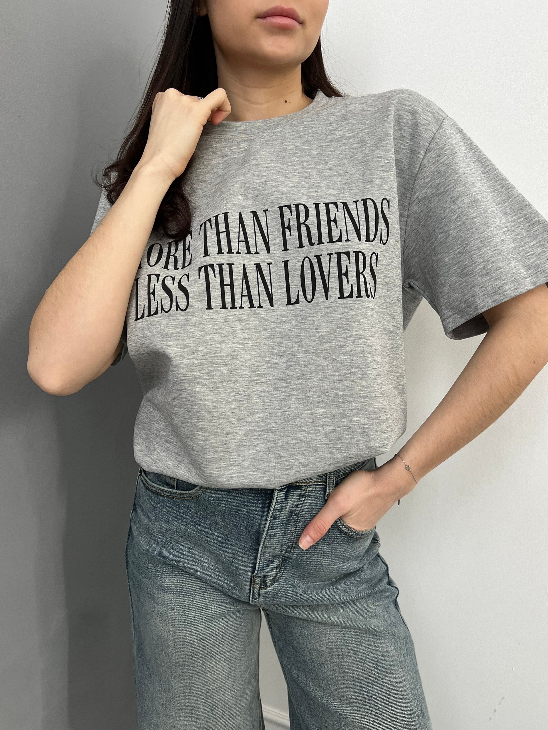 Футболка W 9298 More than оверсайз