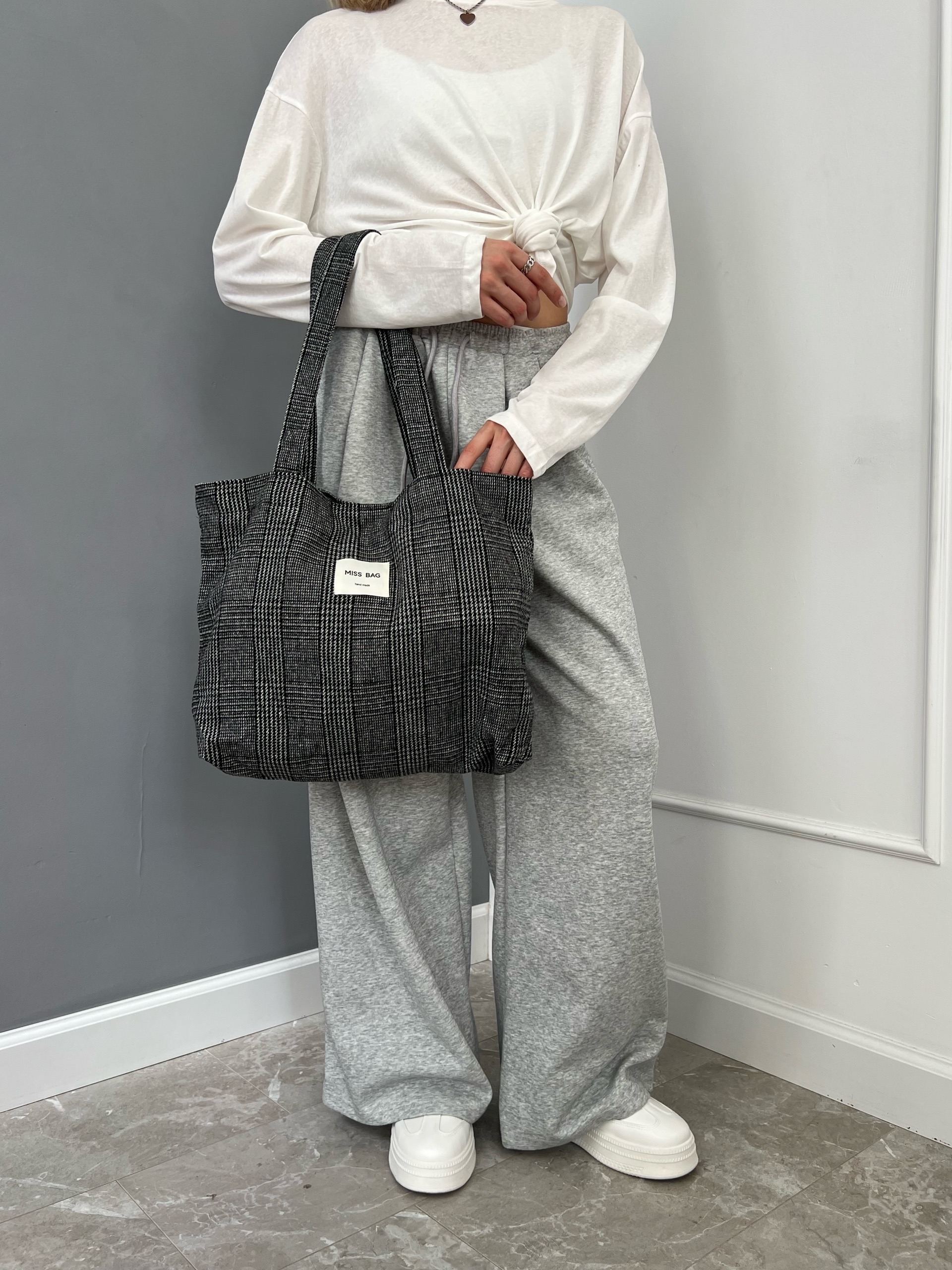 Шопер тканевый miss bag