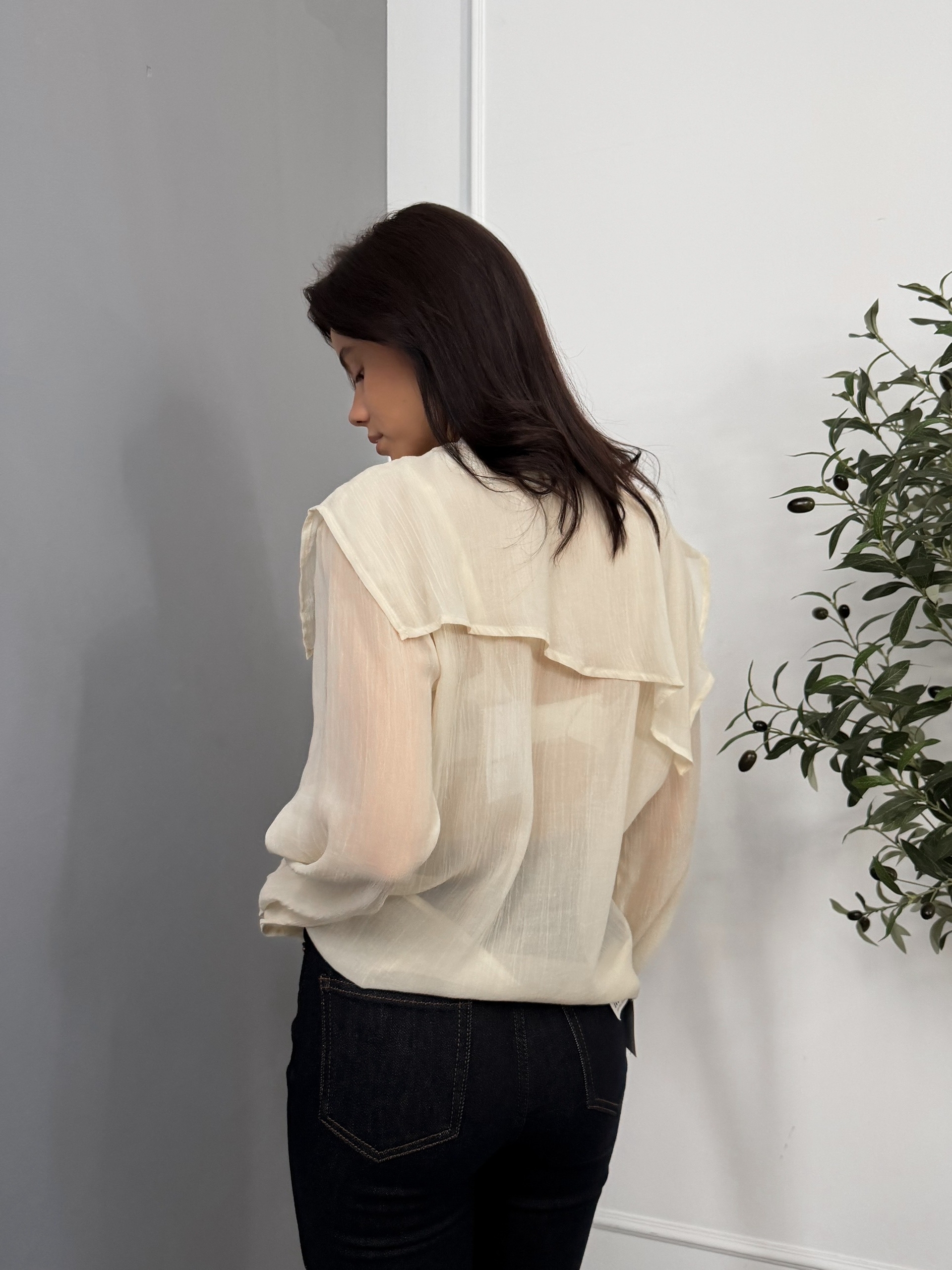 Блуза madeinost 57081 шифон