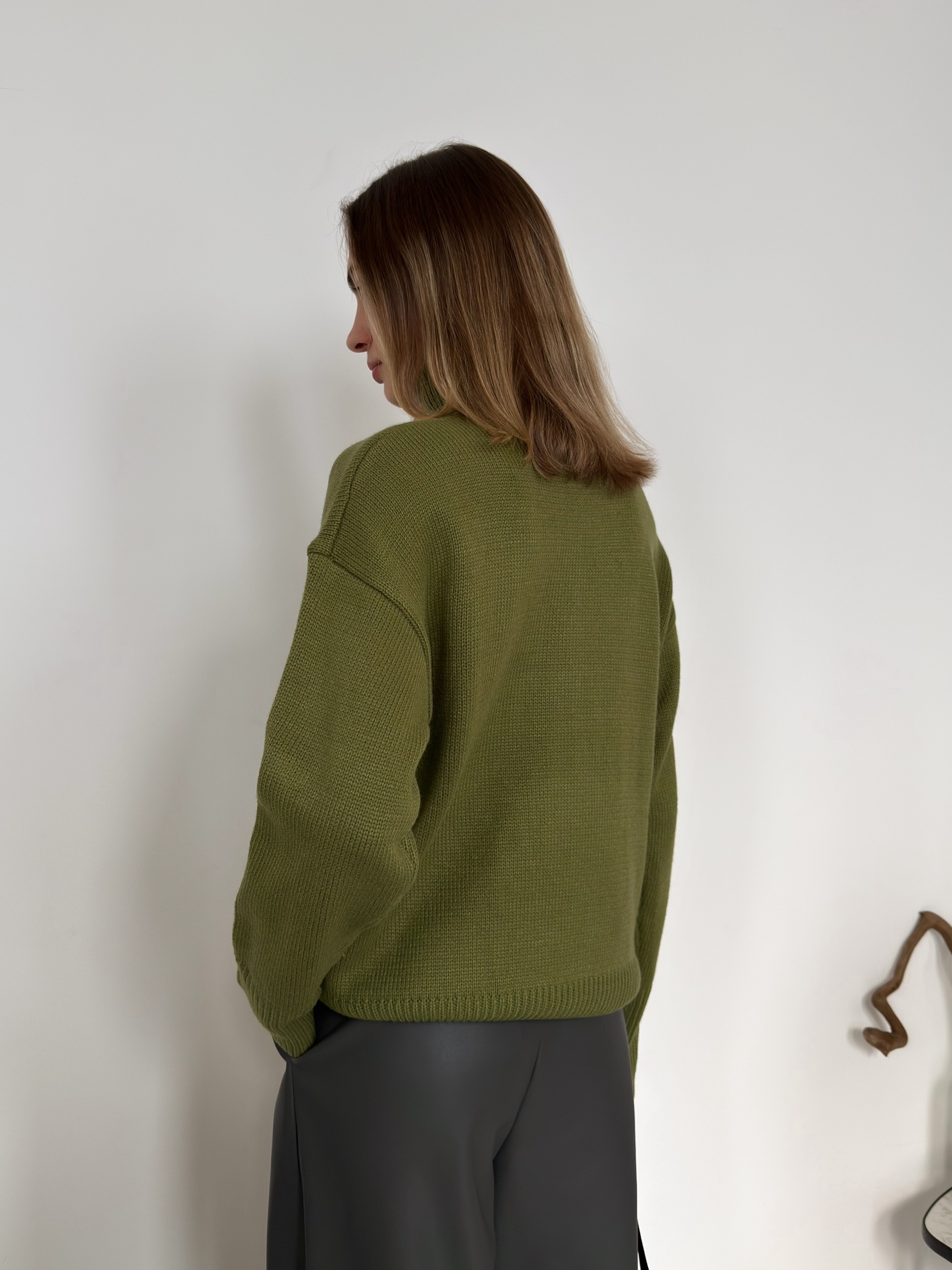 Джемпер NJ 20155 ворот рубчик