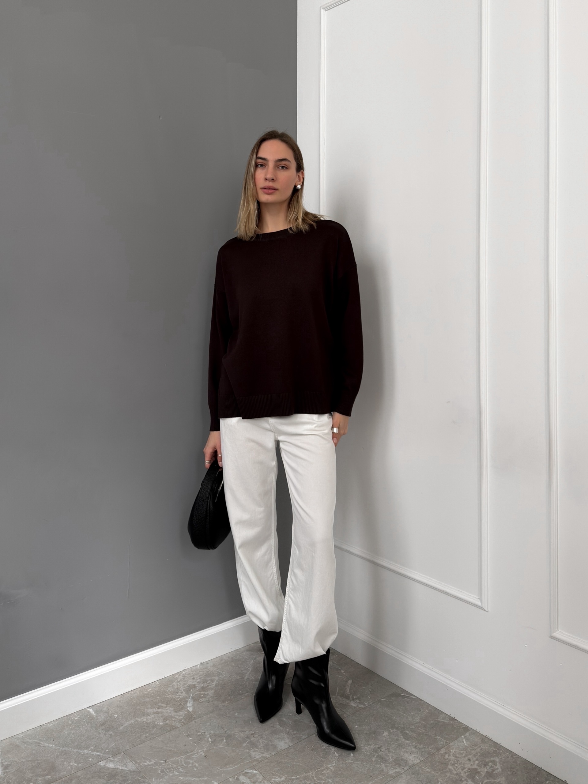 Джемпер 273-1 круглый ворот