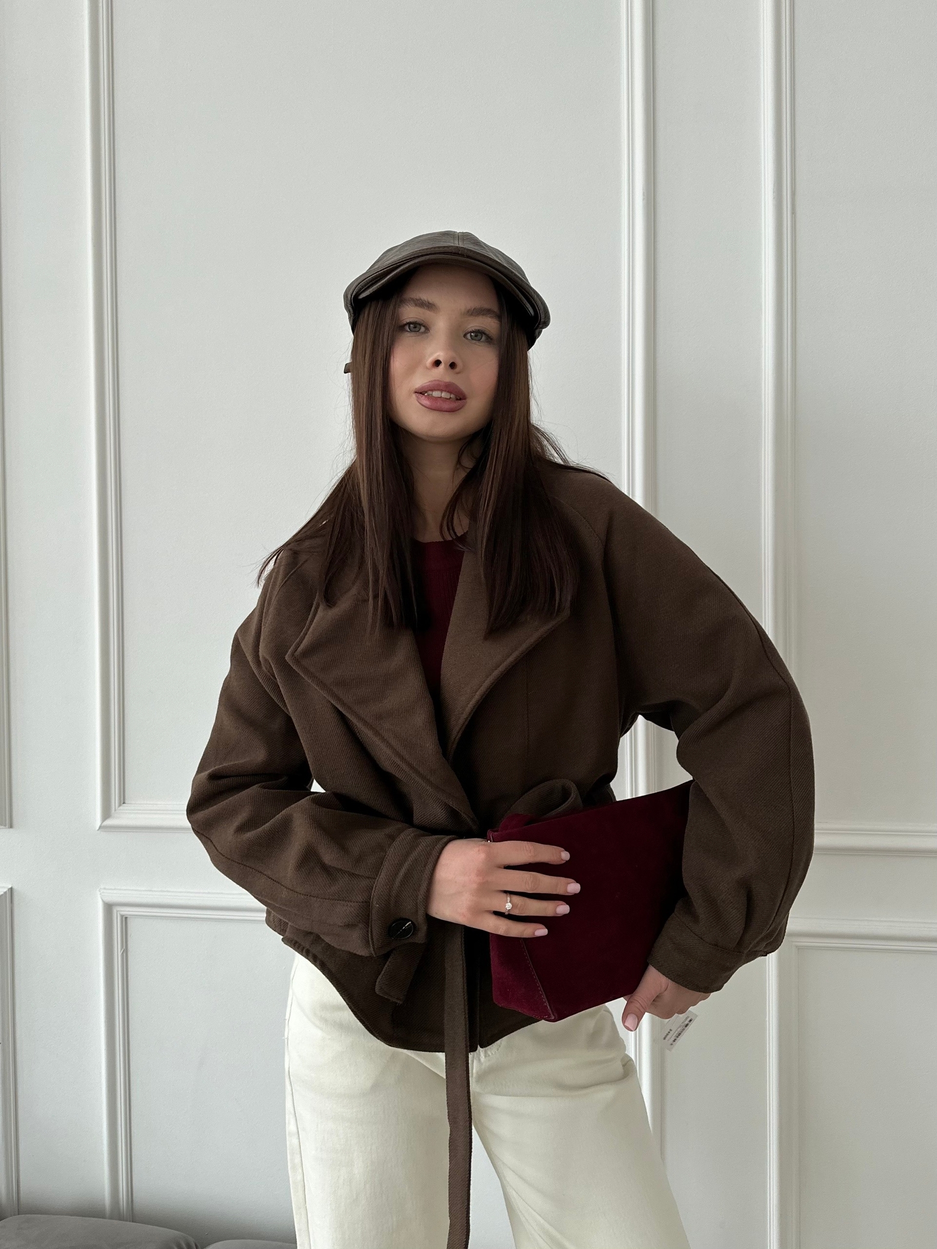 Пальто короткое 8859 XLDIAN