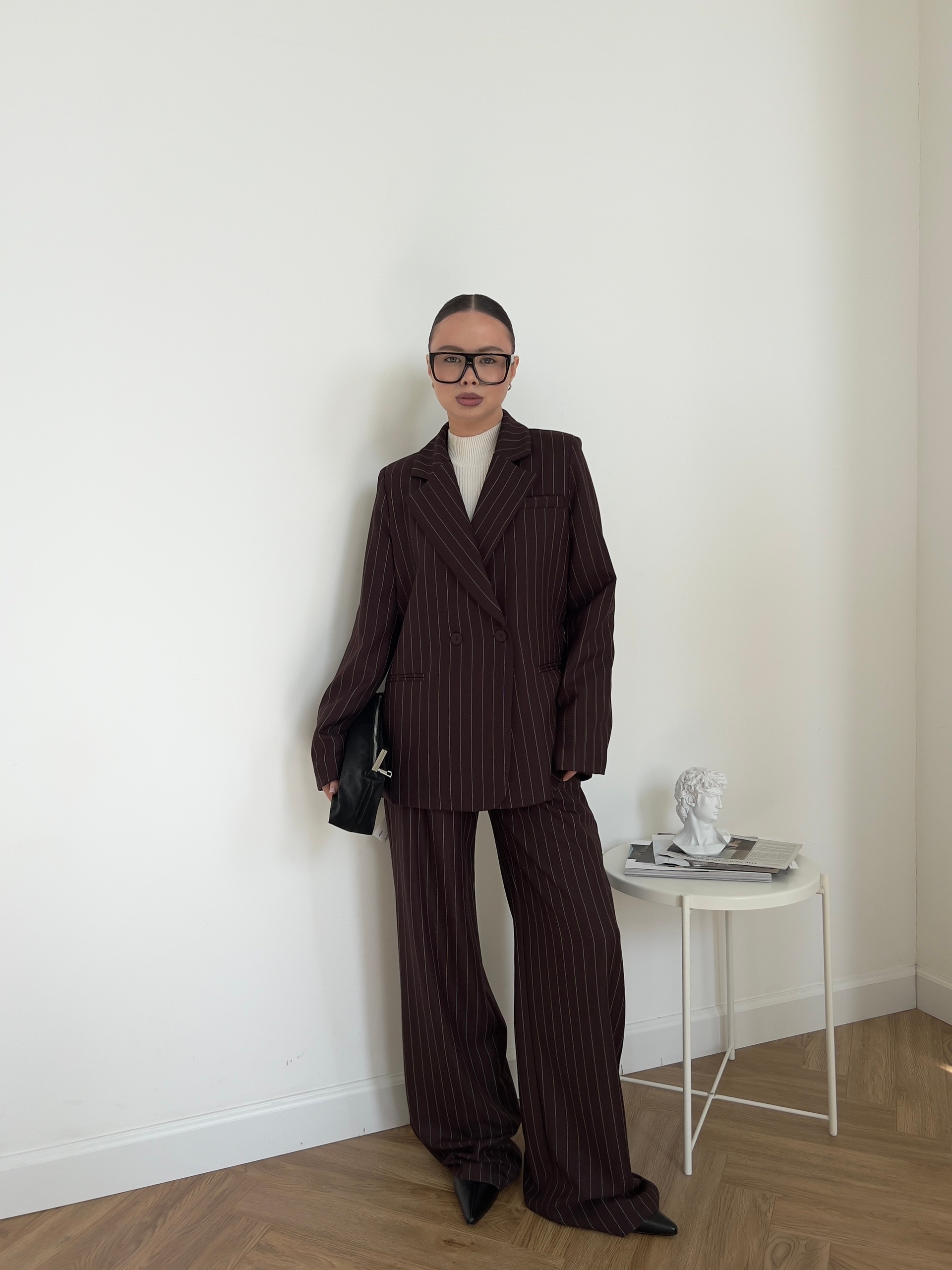 Костюм The Vibe жакет+брюки в полоску