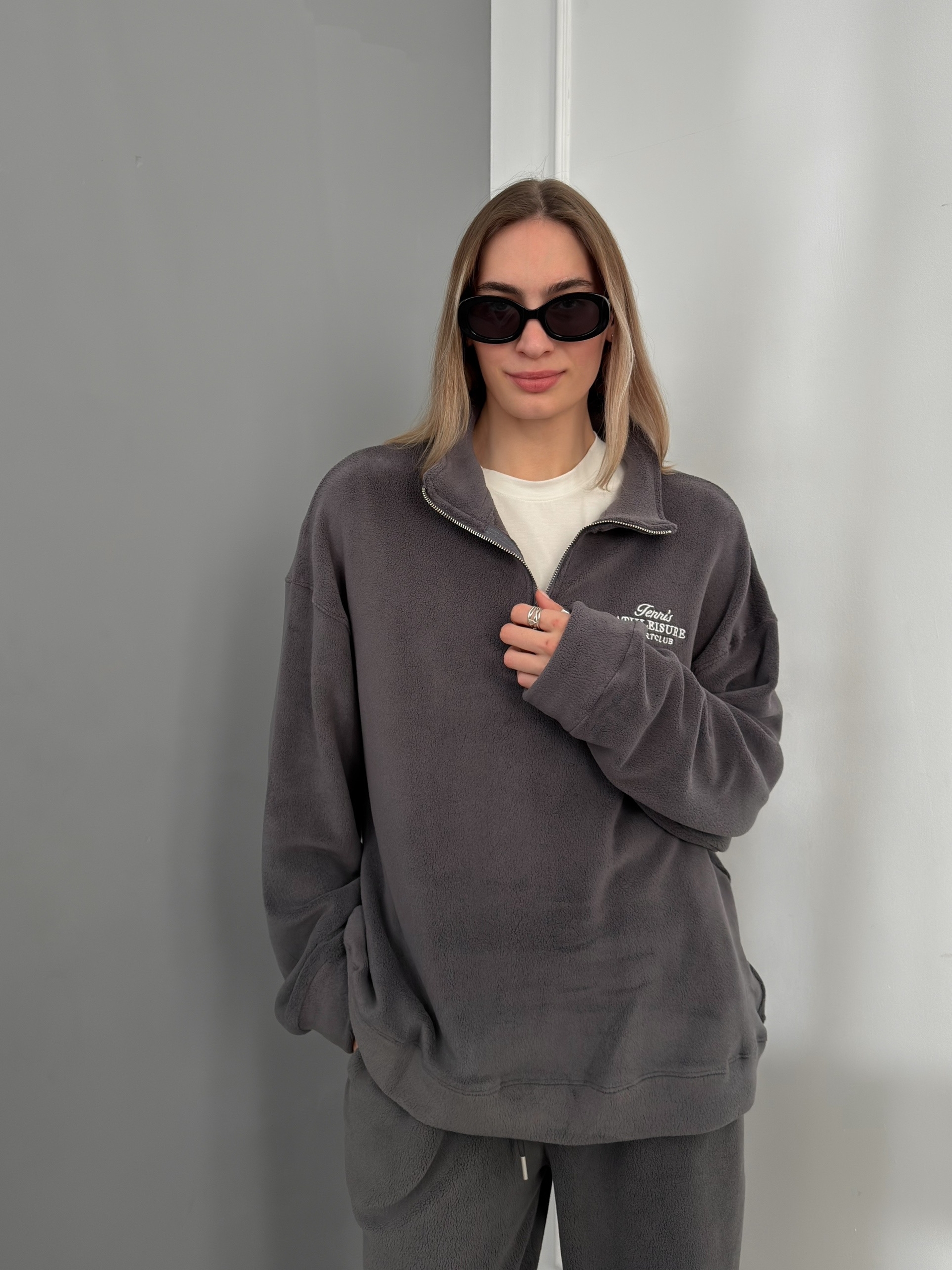 Костюм Korea 3079 tennis ворот на замке флисовый