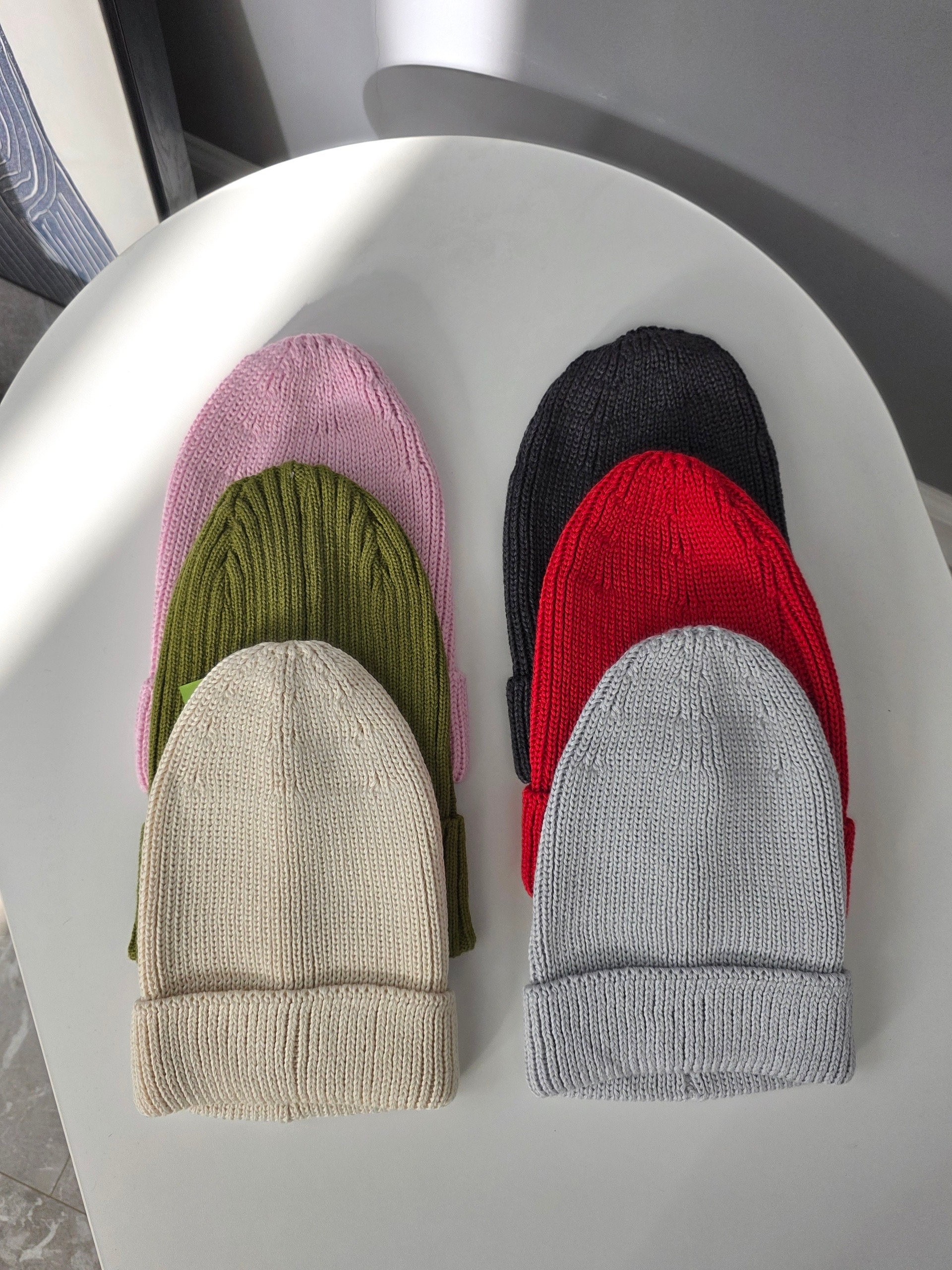 Шапка TMG деми тонкая вязка подворот