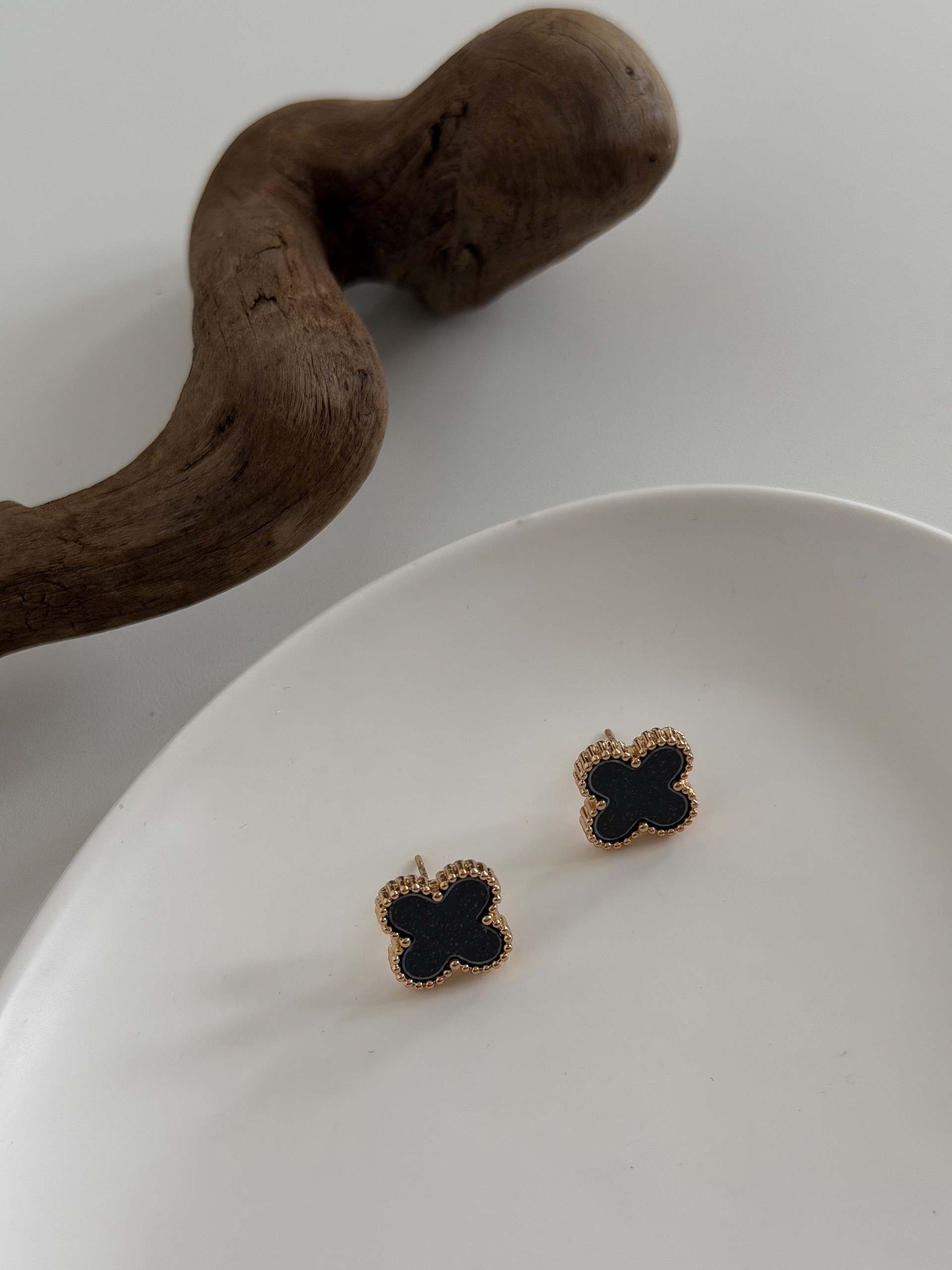 Серьги клевер