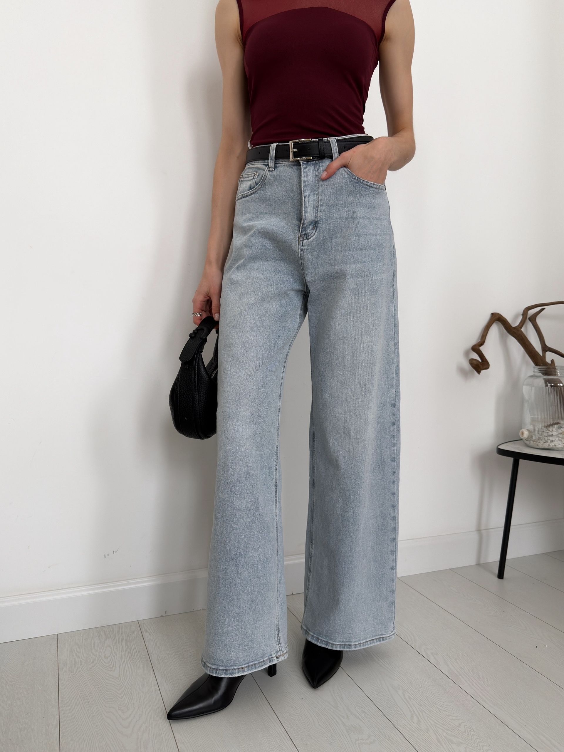 Джинсы X3042B прямые