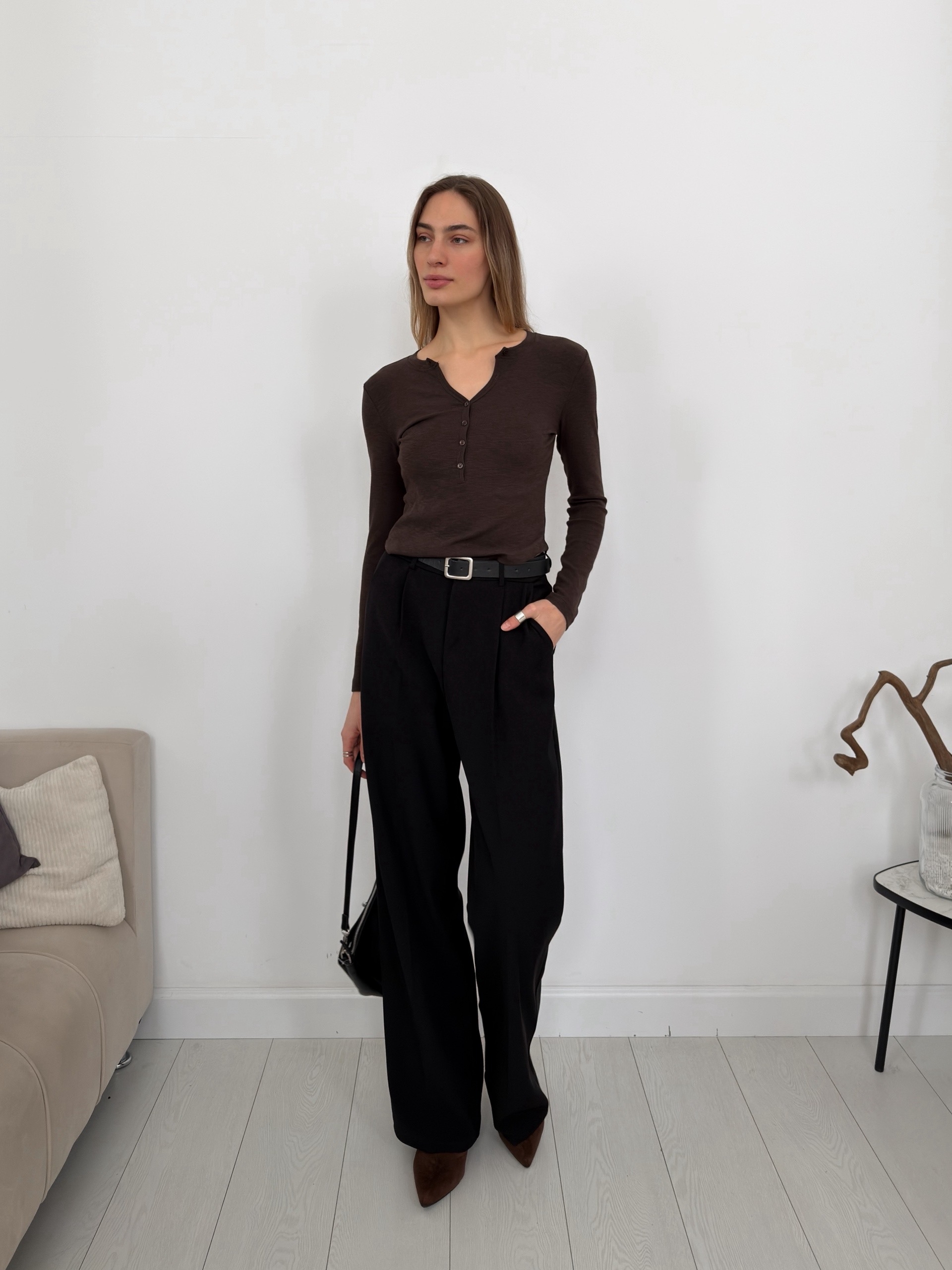 Кофточка San-k 8099 Vвырез пуговки