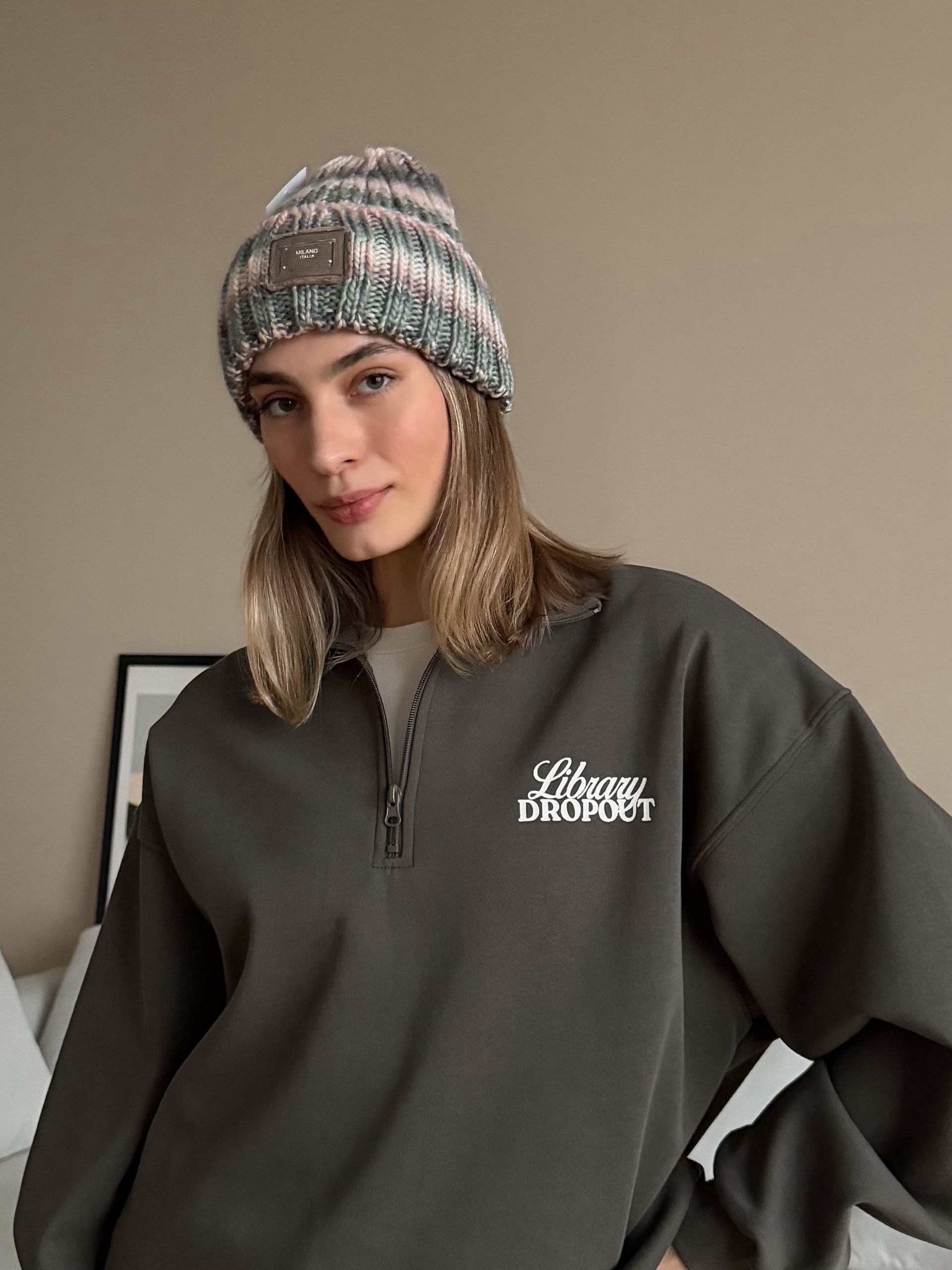 Шапка Mariv 25912 нашивка флис