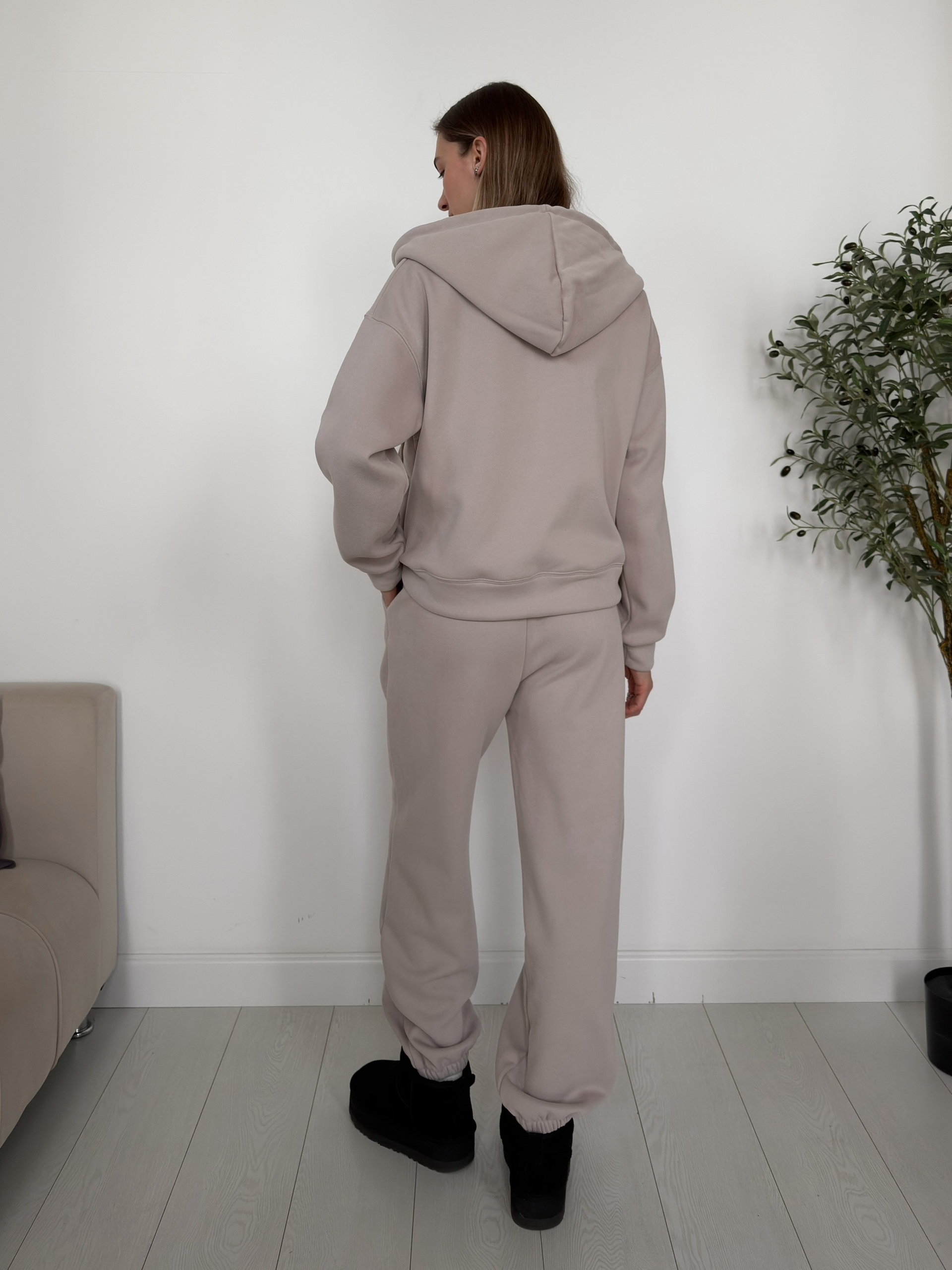 Костюм Korea 6508 худи+джогеры флис