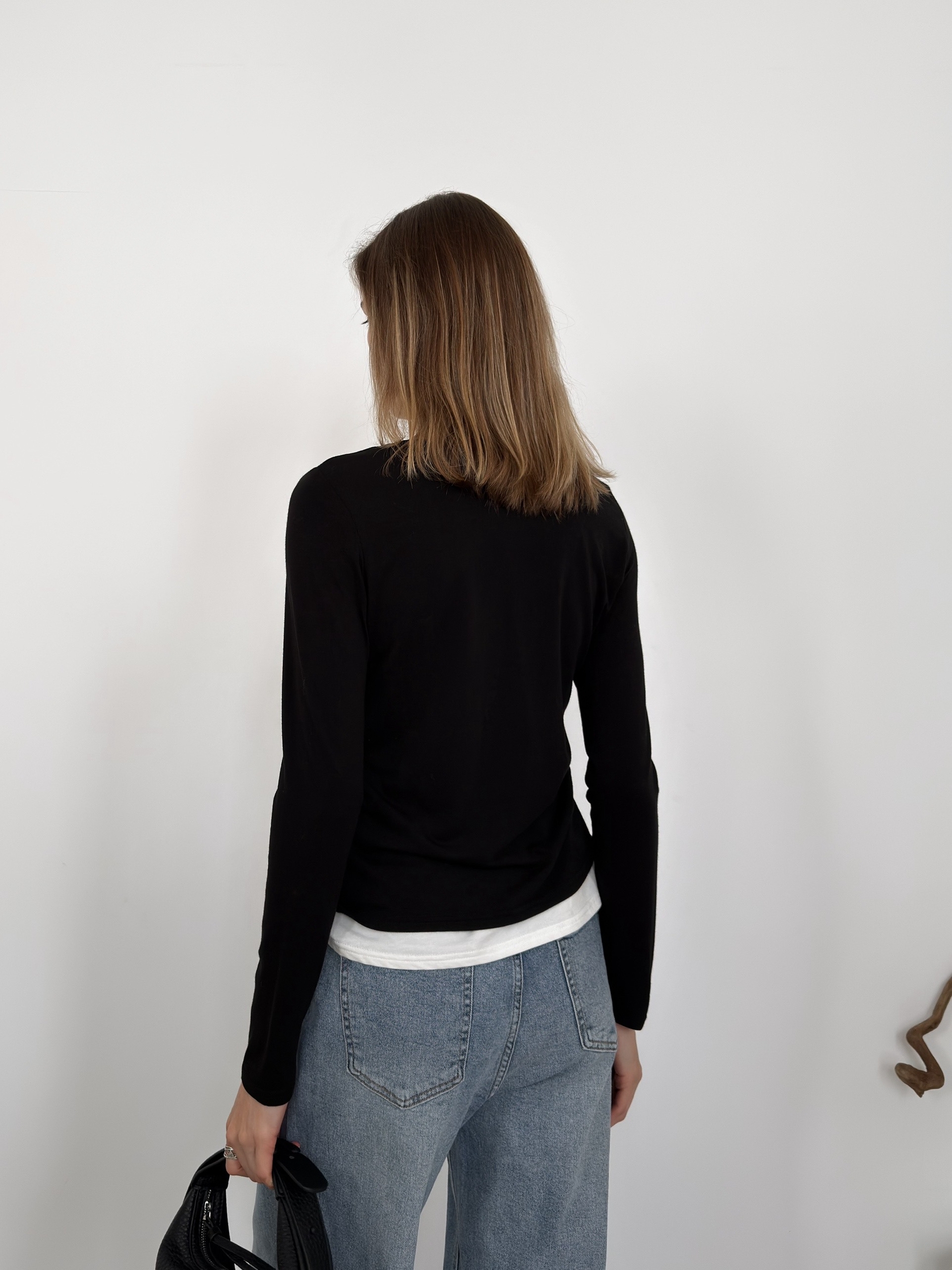 Лонгслив двойной morethan