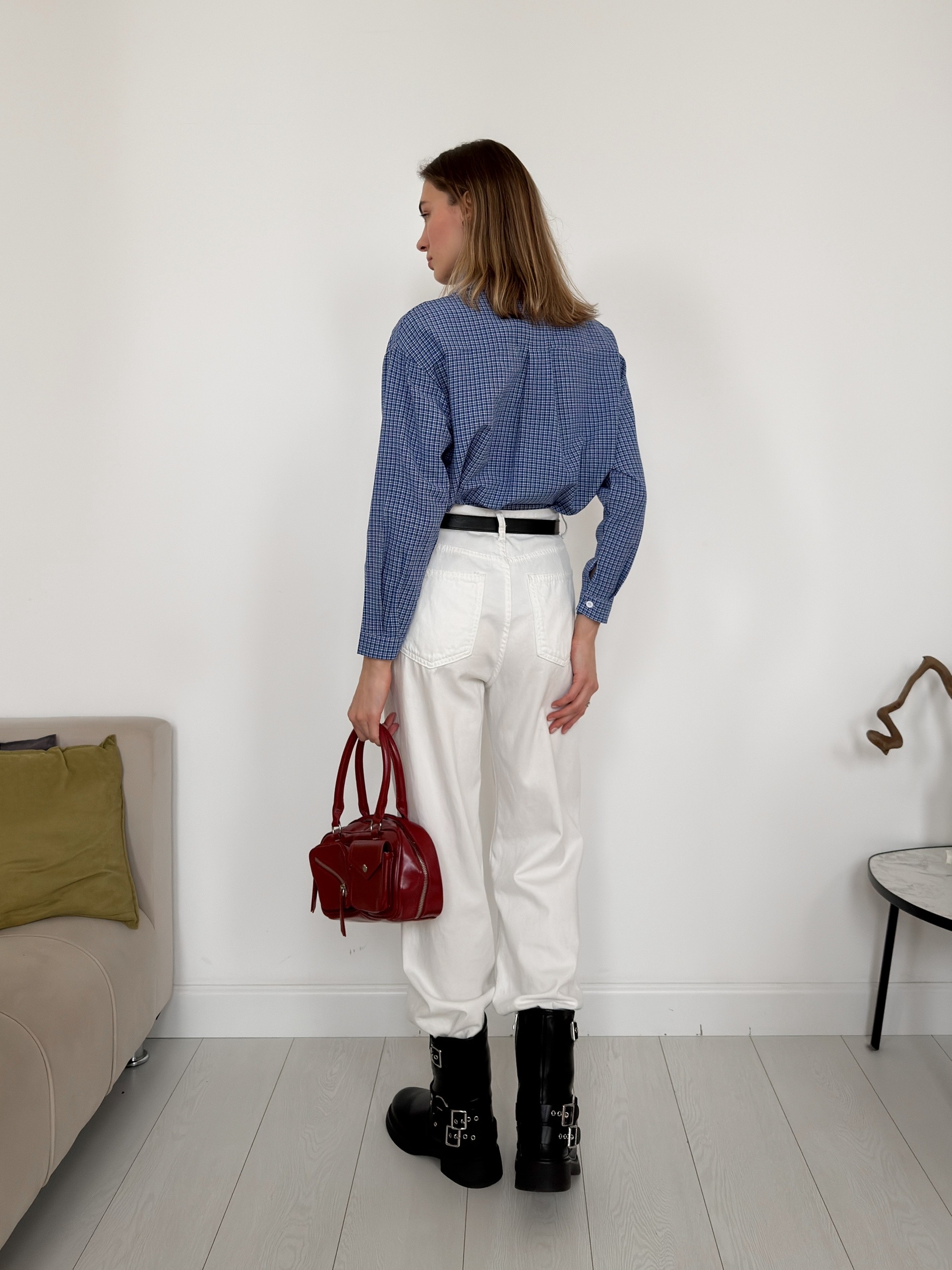 Рубашка клетка Manjian 2628