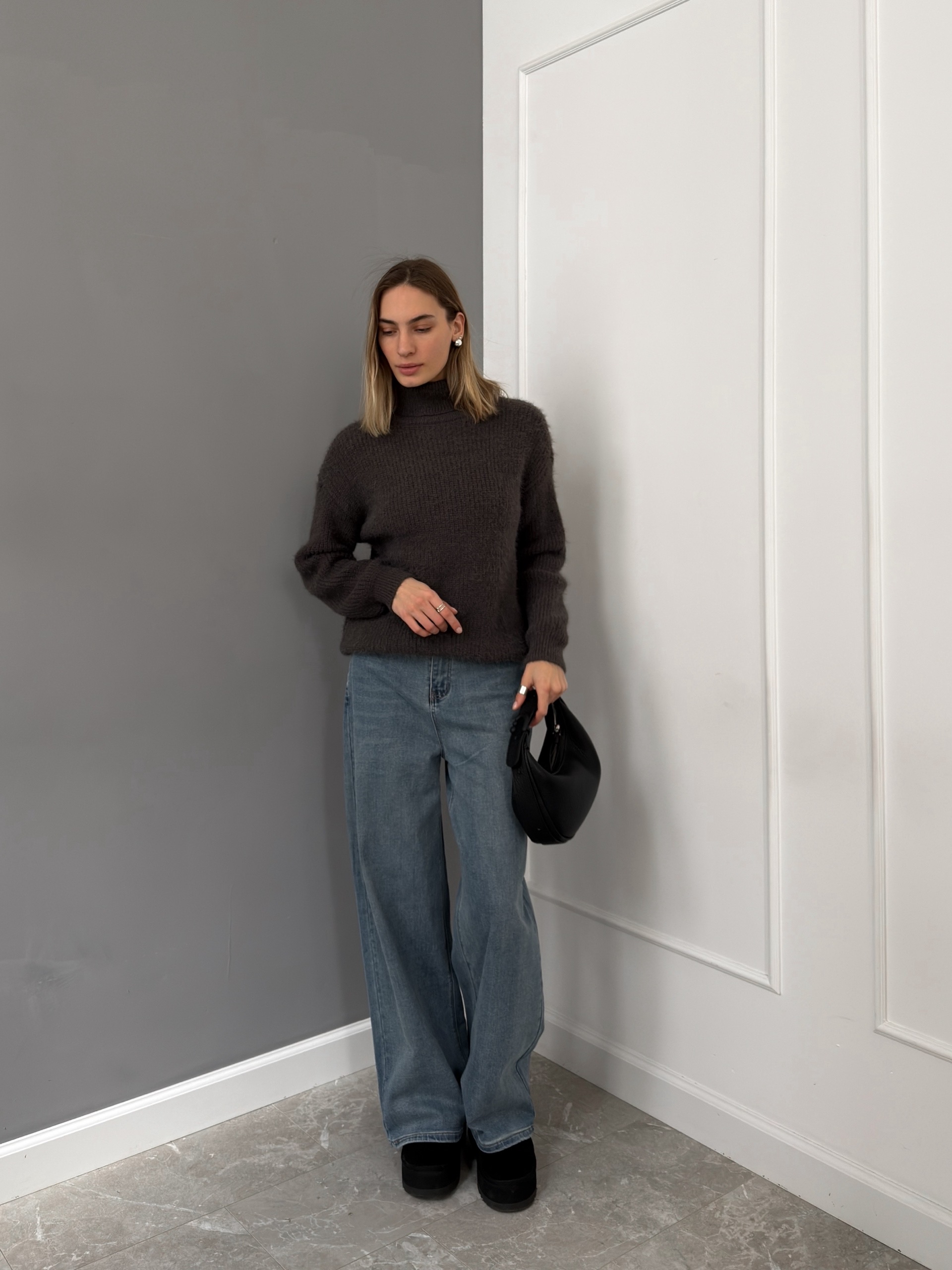 Свитер Korea S2566  ворот высокий