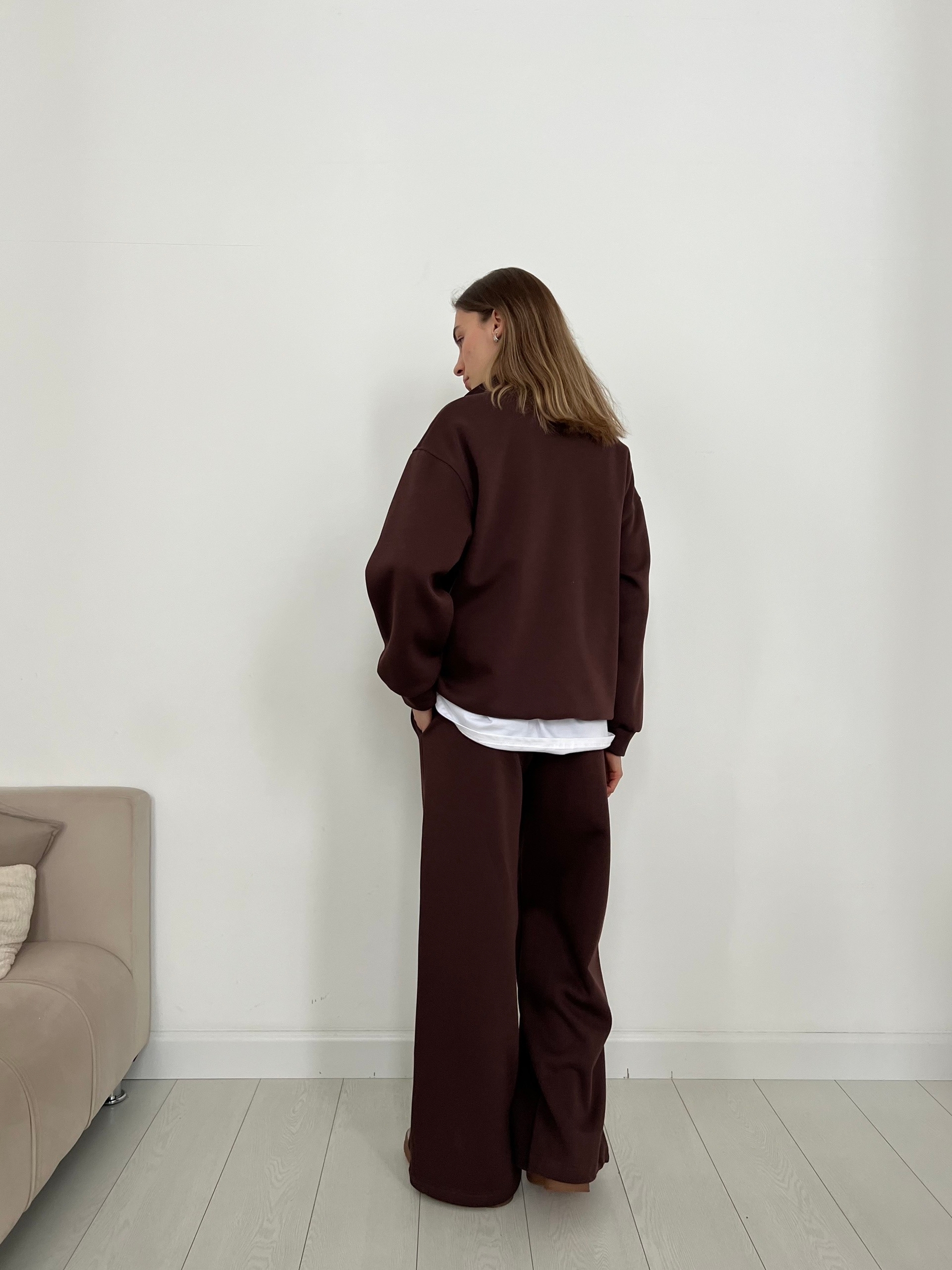 Костюм Korea 1777 Mairon Blanche свитшот+джогеры