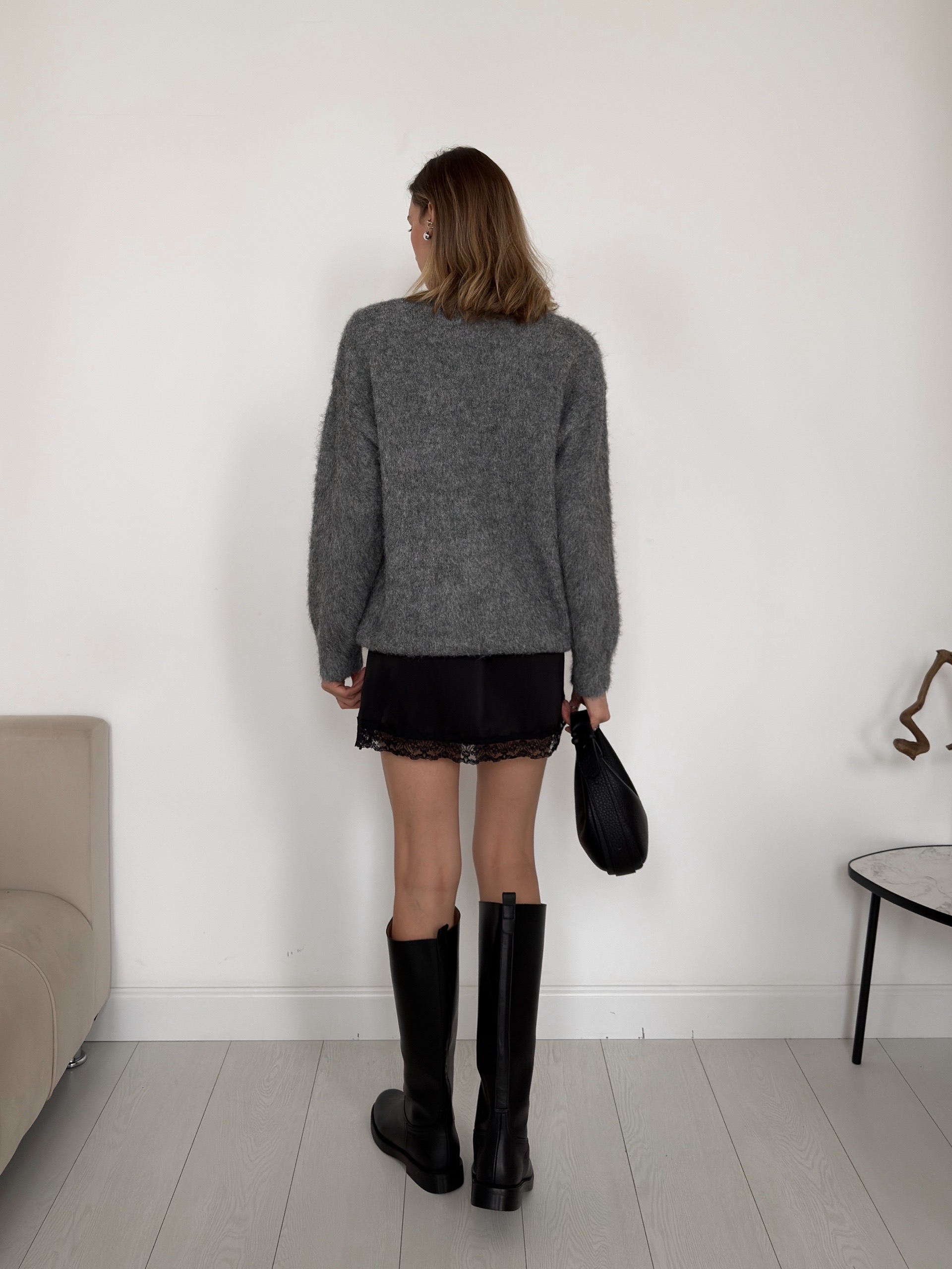 Джемпер W788 пушистый