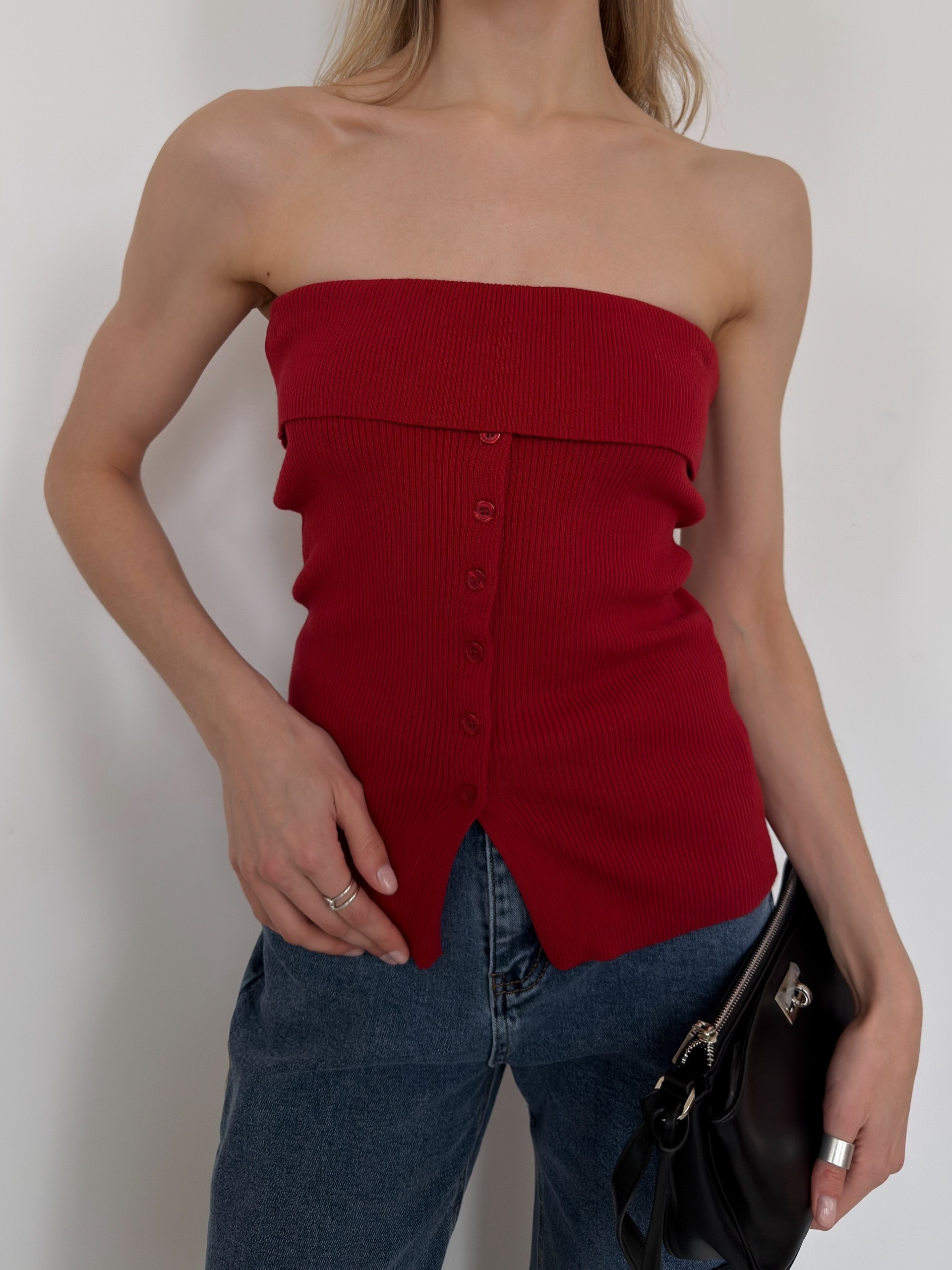 Топ на пуговках W6759 WG