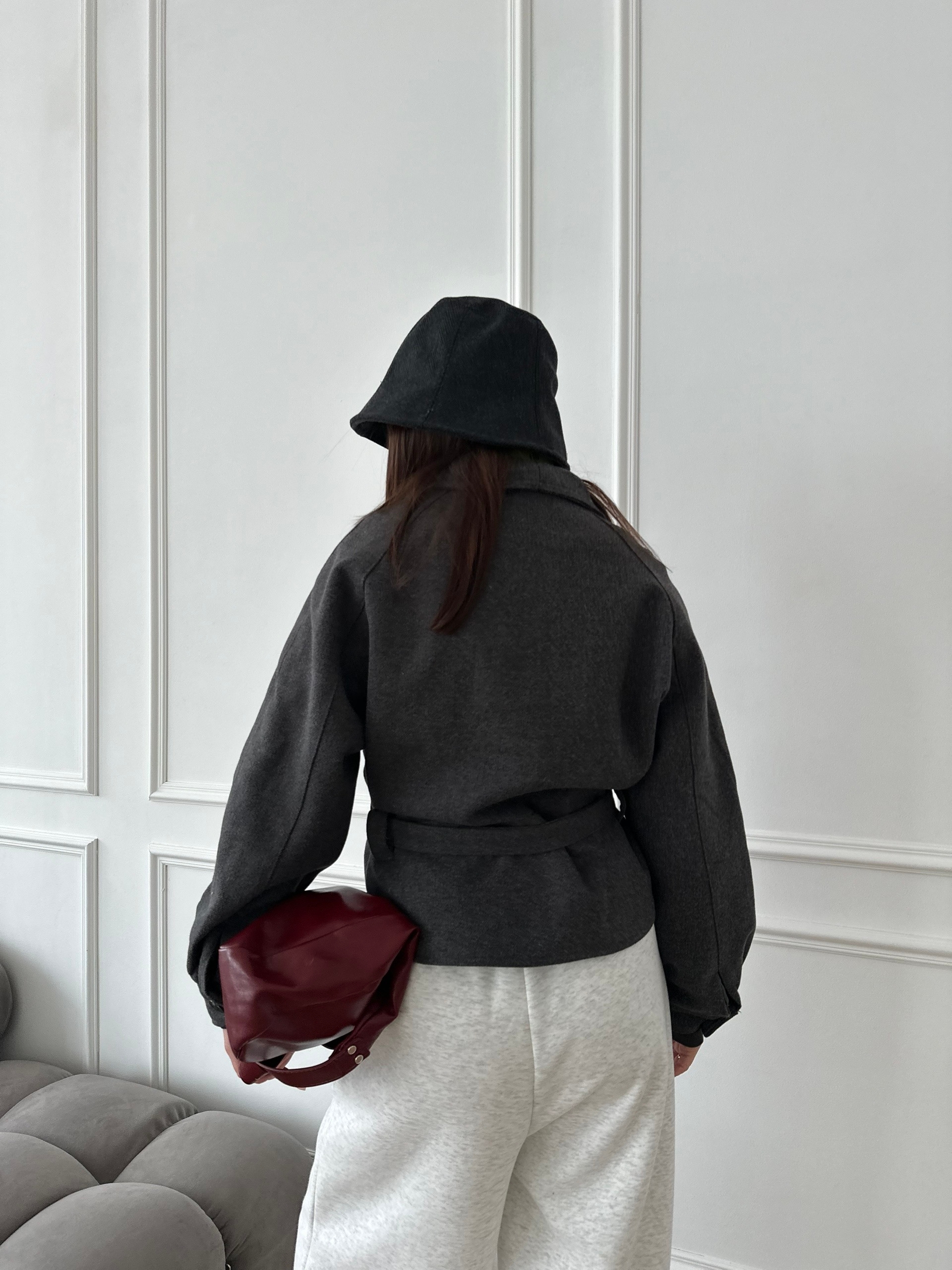 Пальто короткое 8859 XLDIAN