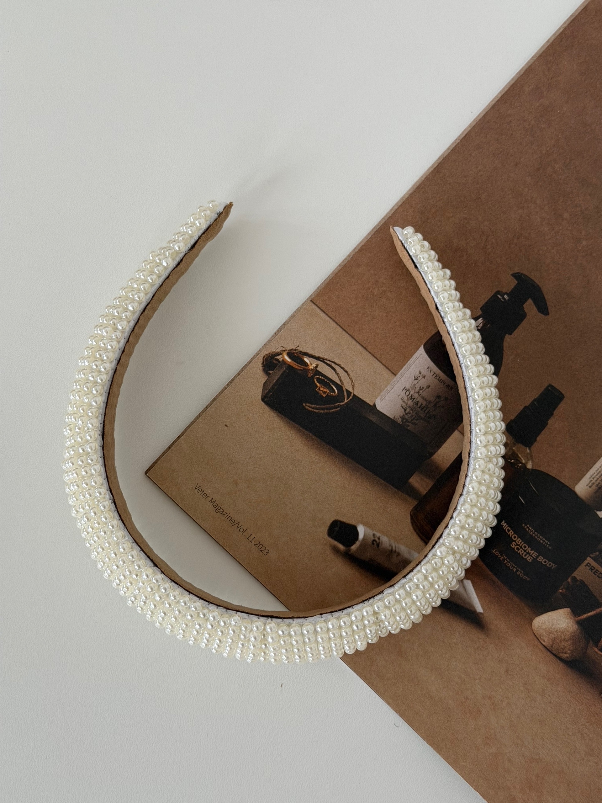 Ободок жемчуг