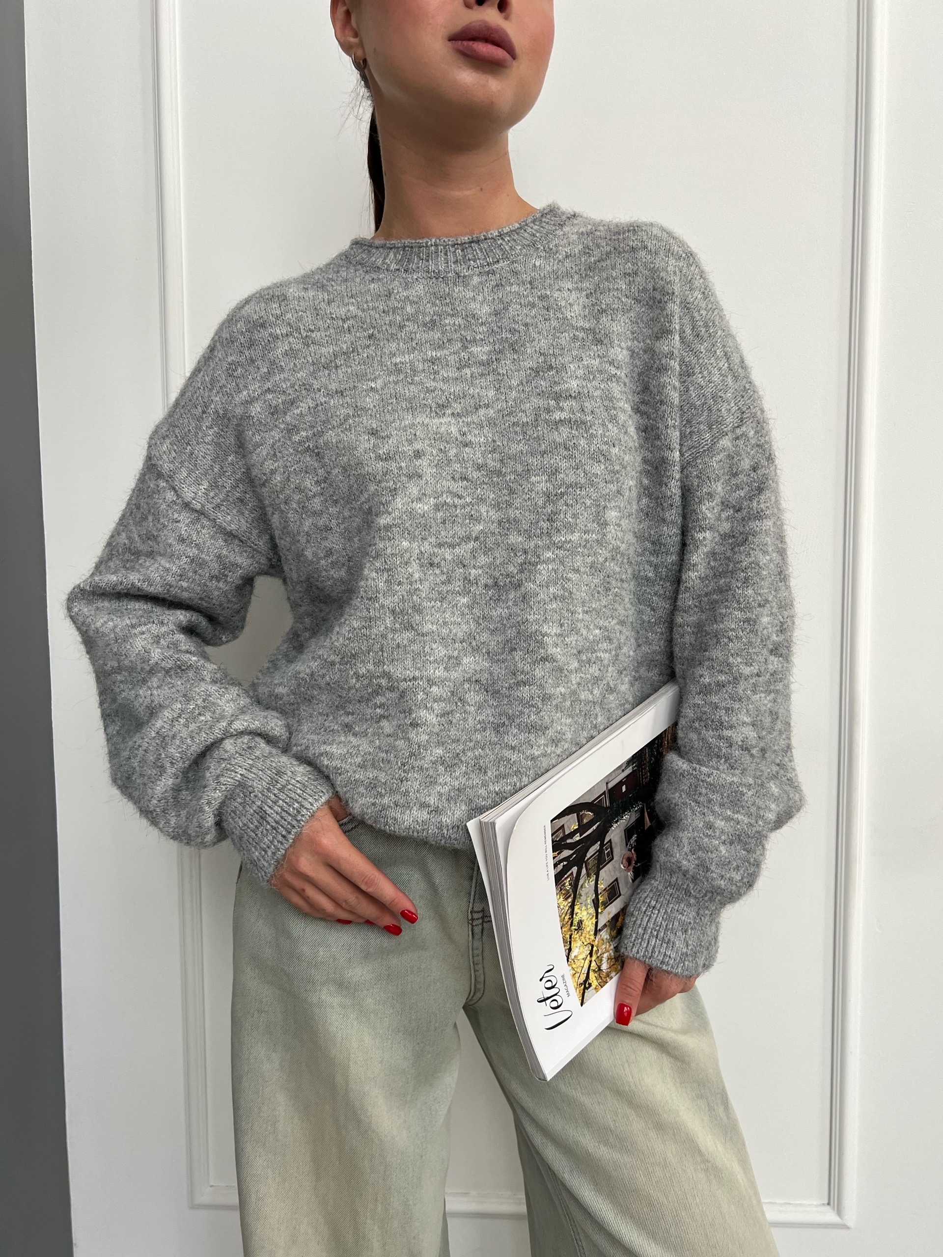 Джемпер F1002 резинка ворот необработ край