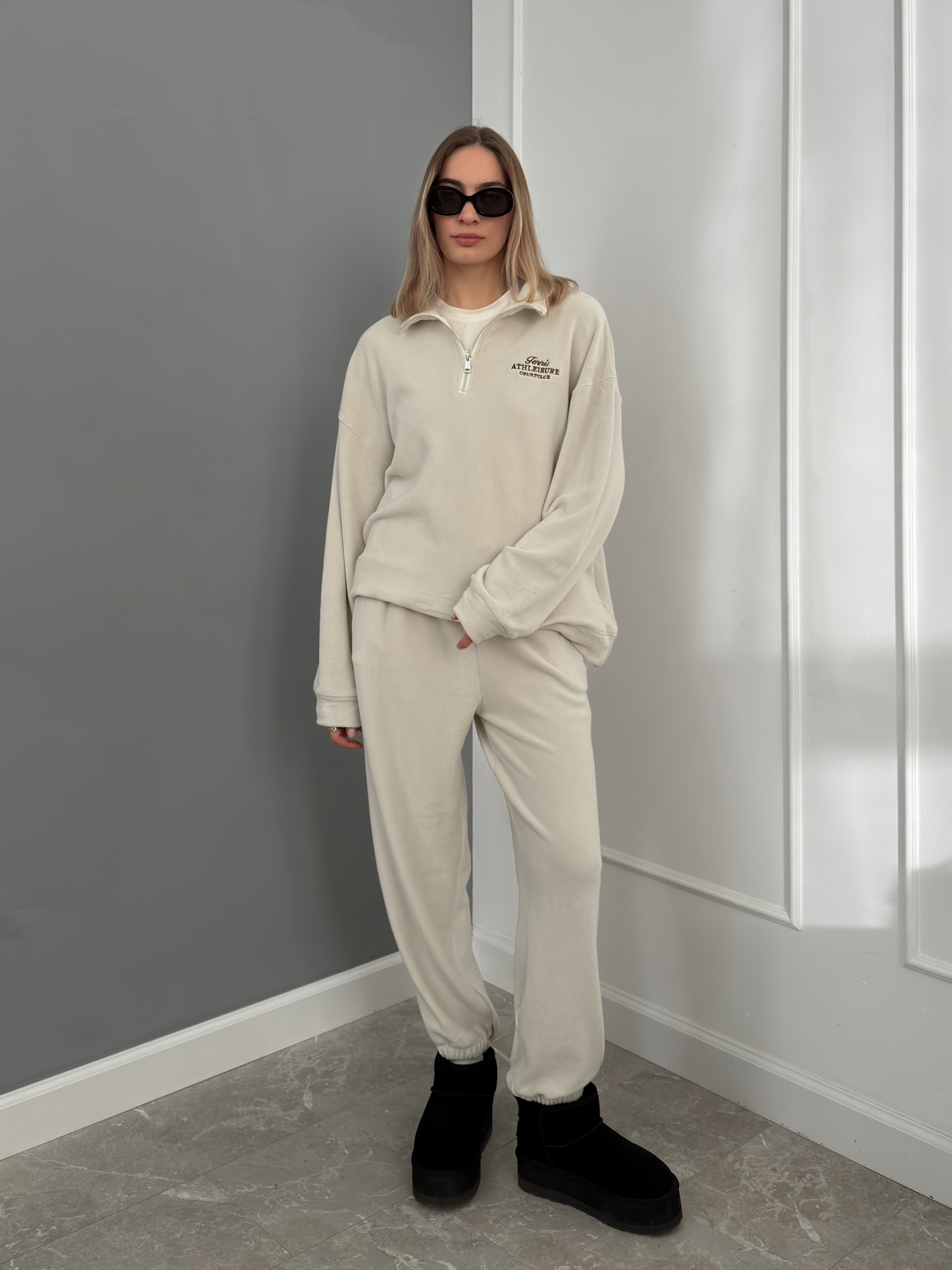 Костюм Korea 3079 tennis ворот на замке флисовый