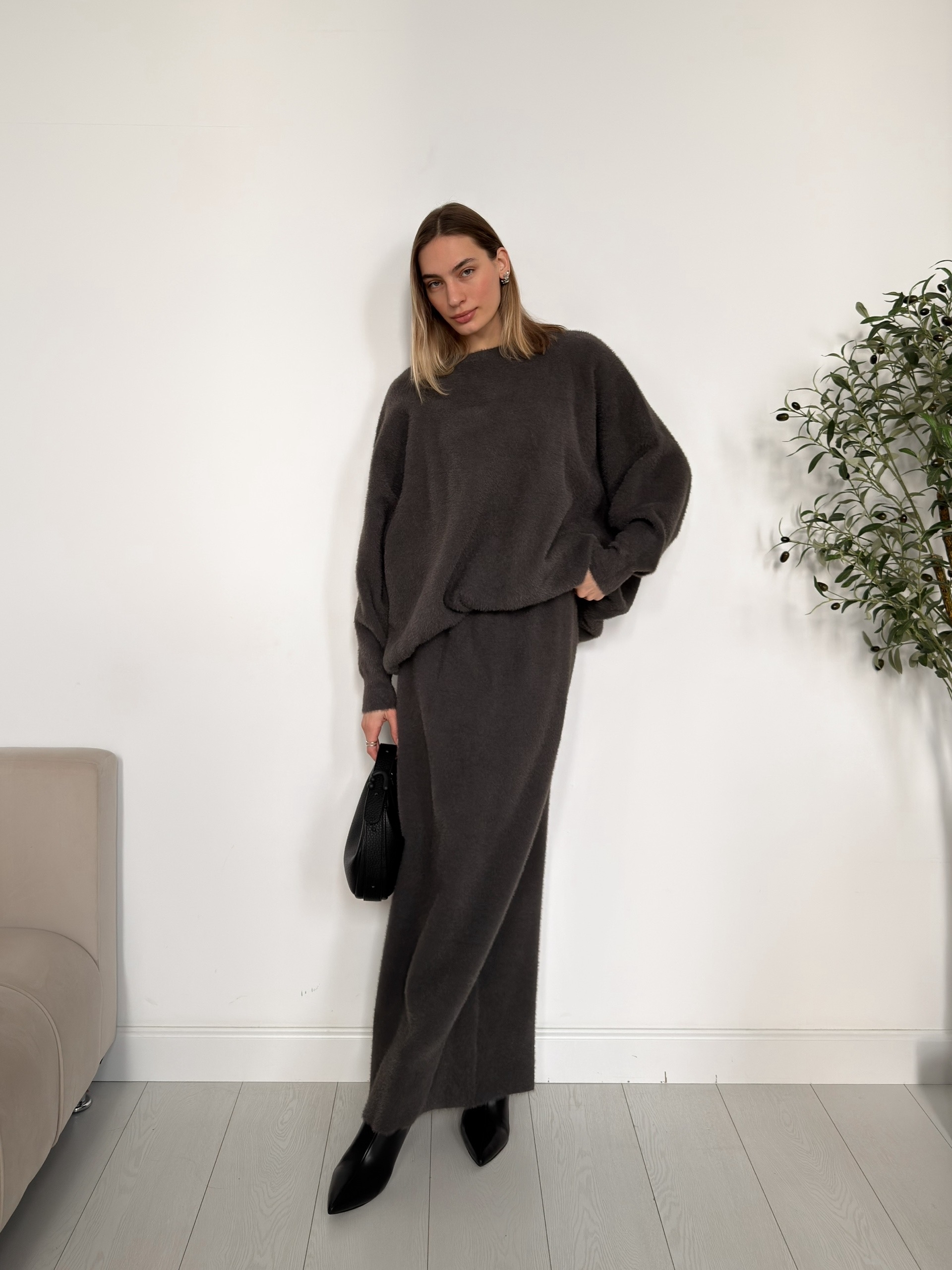 Костюм  Ets 3113 джемпер+юбка мягкий