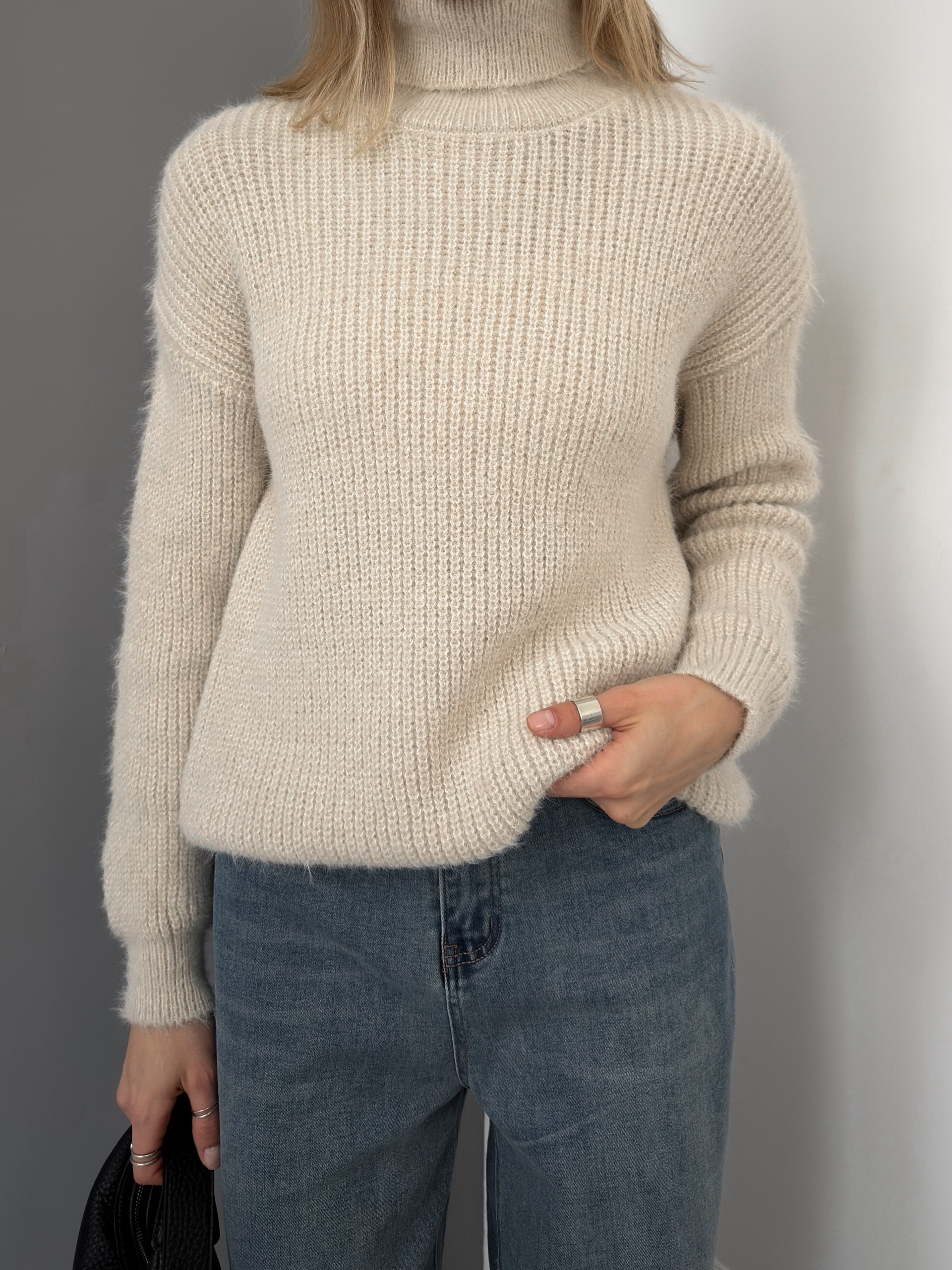 Свитер Korea S2566  ворот высокий