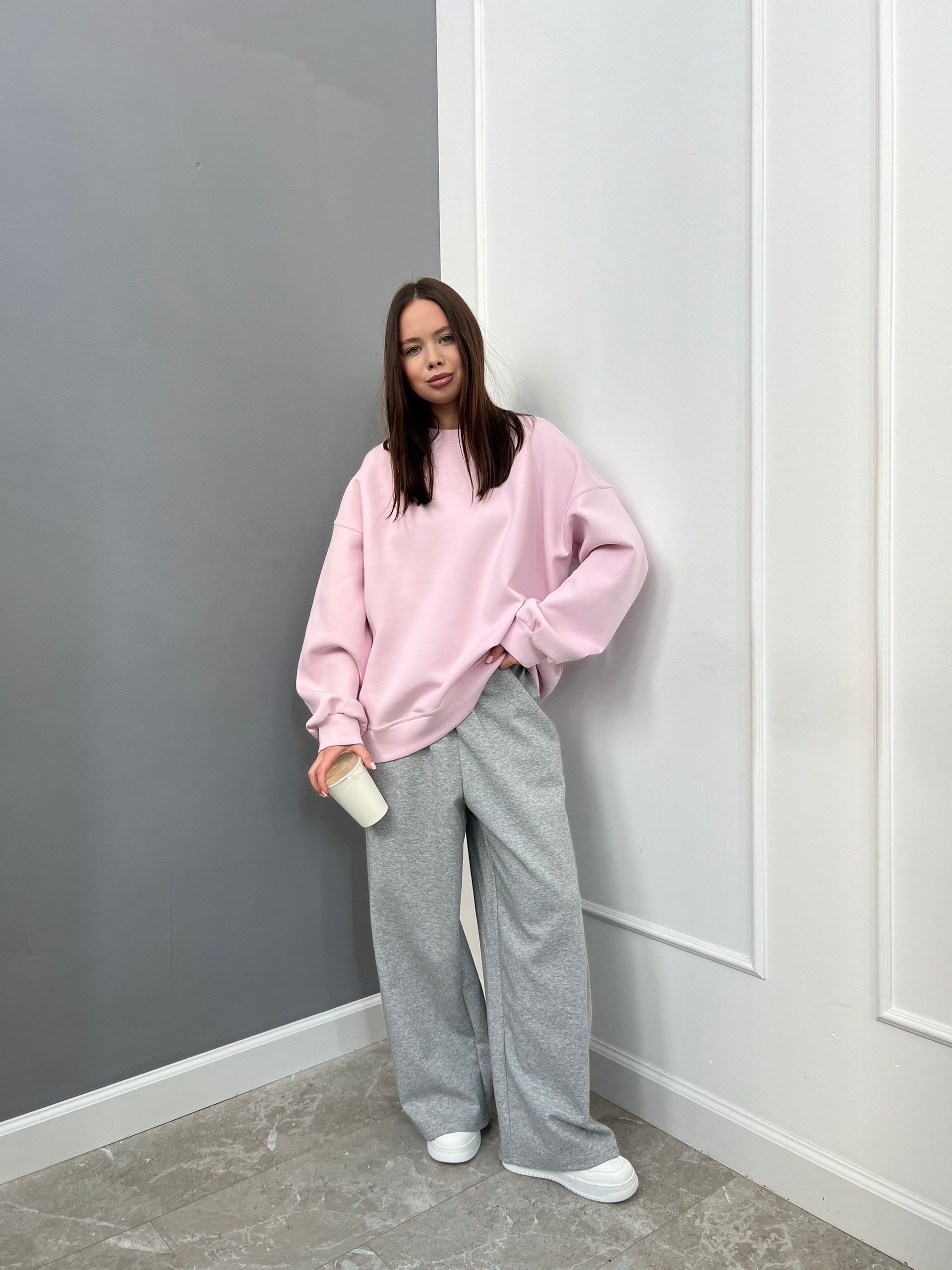 Свитшот W 9524 однотон