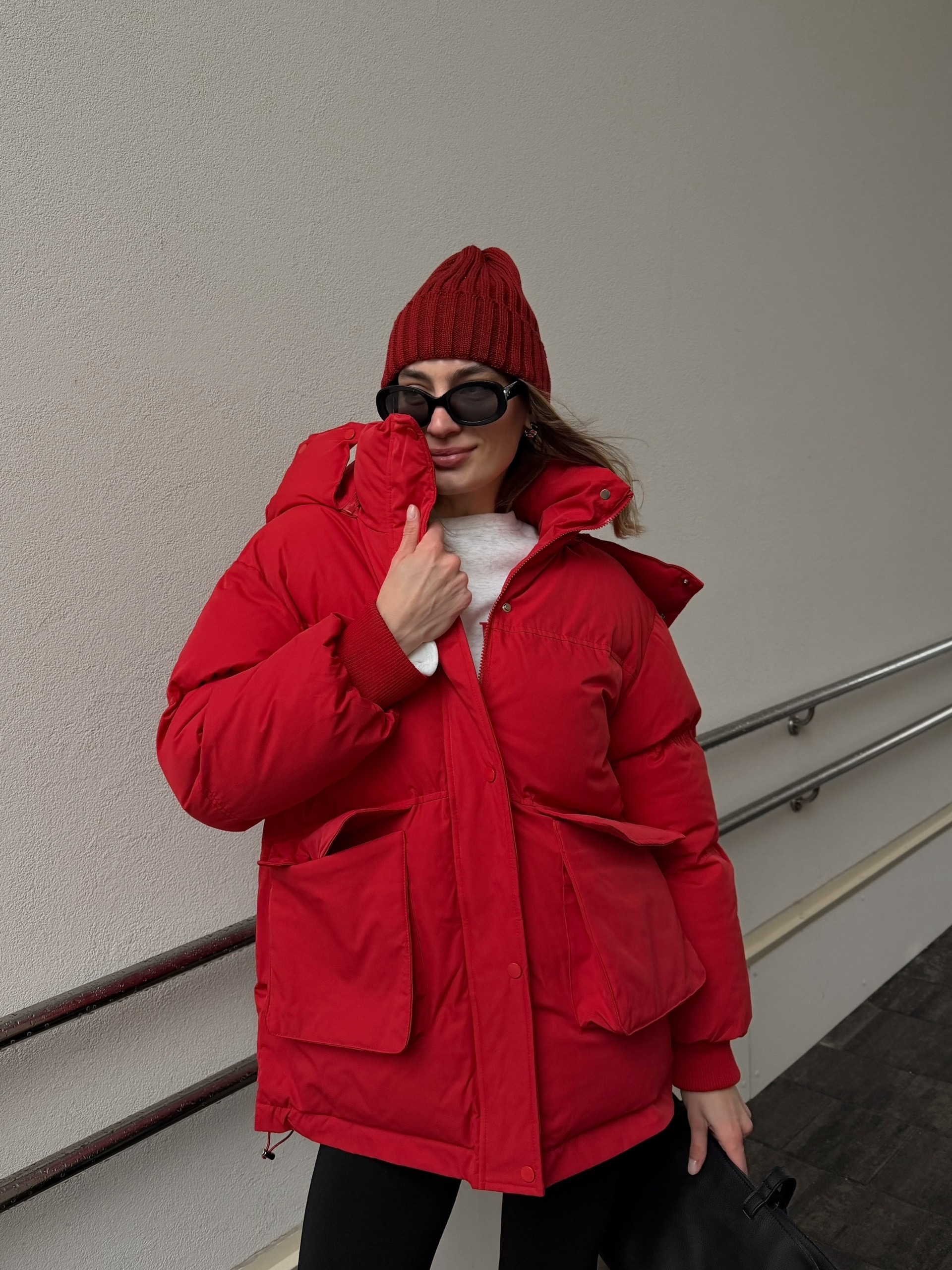 Куртка Base 1535 капюшон на завязках