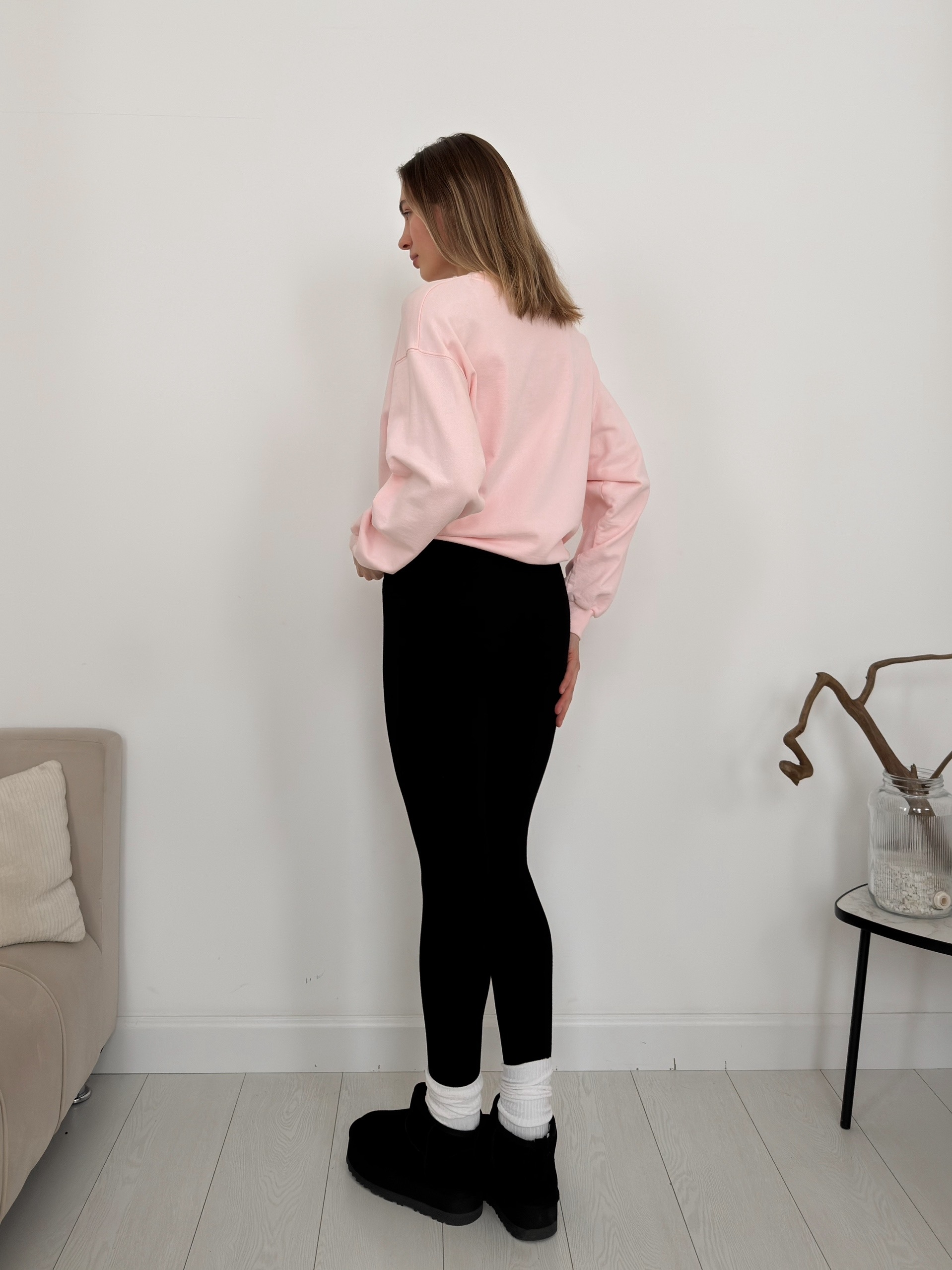 Леггинсы Dover 955  в рубчик мех