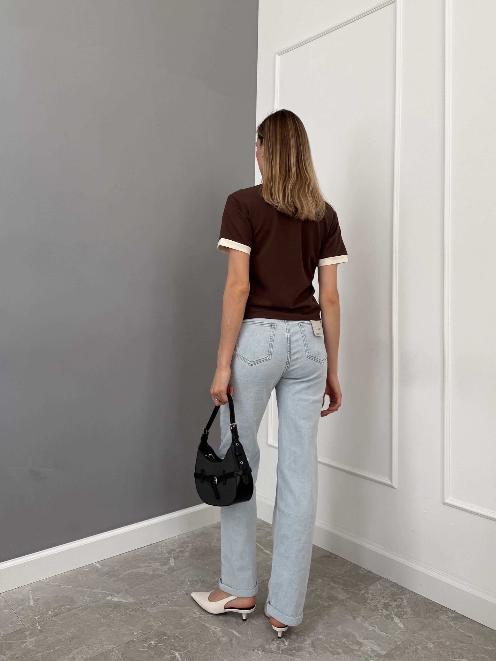 Джинсы Praisejeans G7027A с подворотом