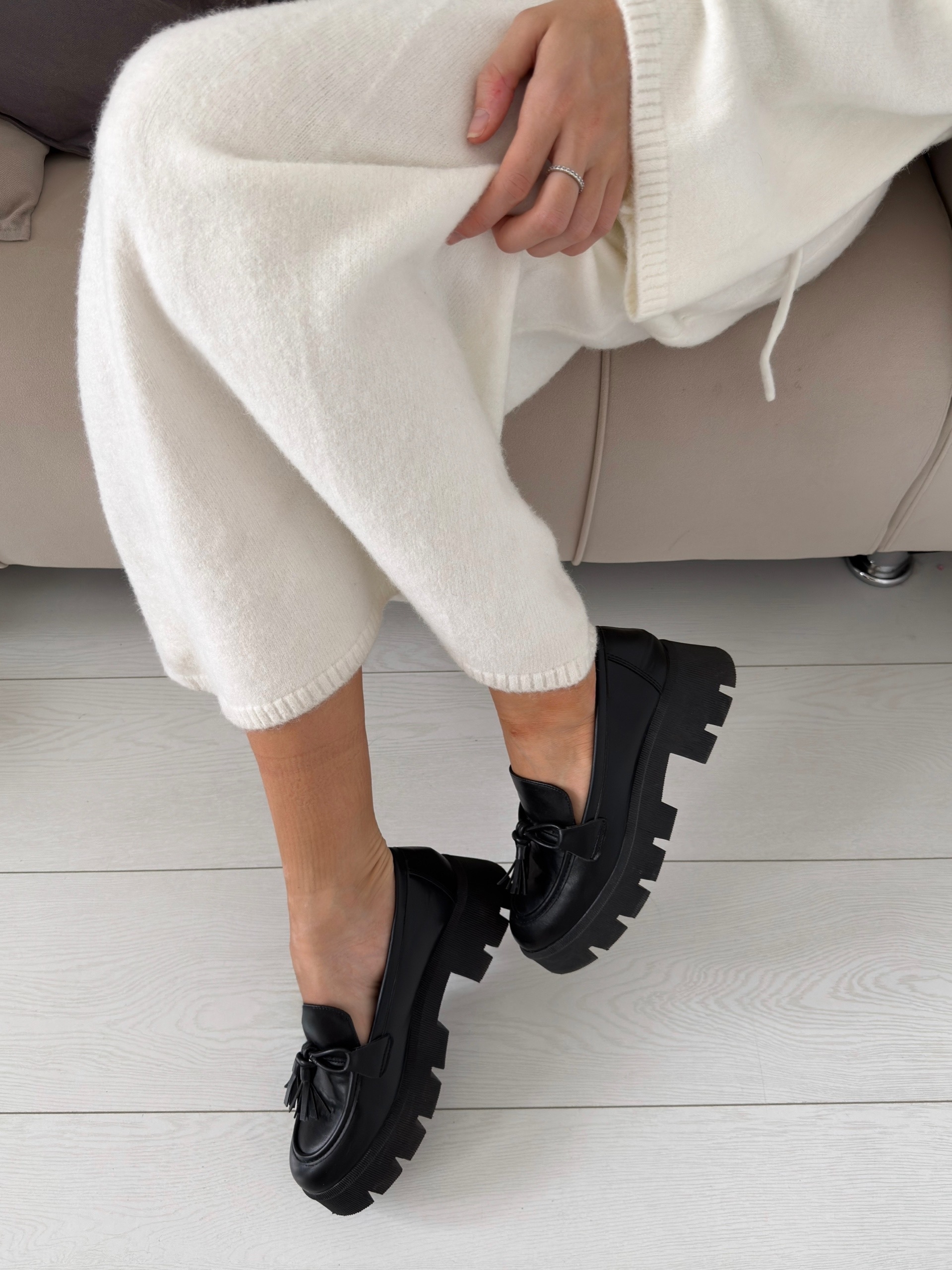 Лоферы K-127 бантик